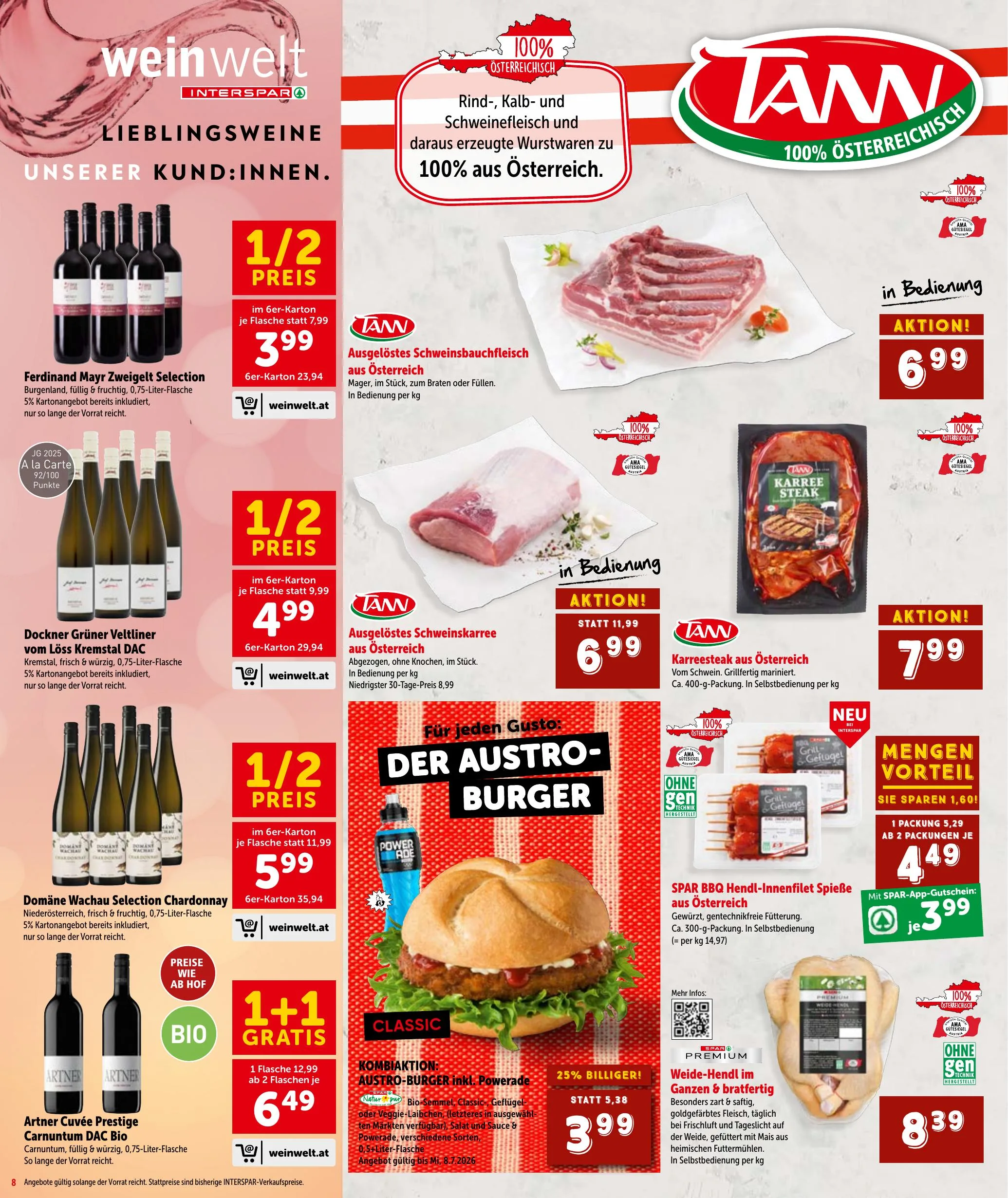 Interspar akciós újság Ausztria 06.18–06.30 – 8. oldal
