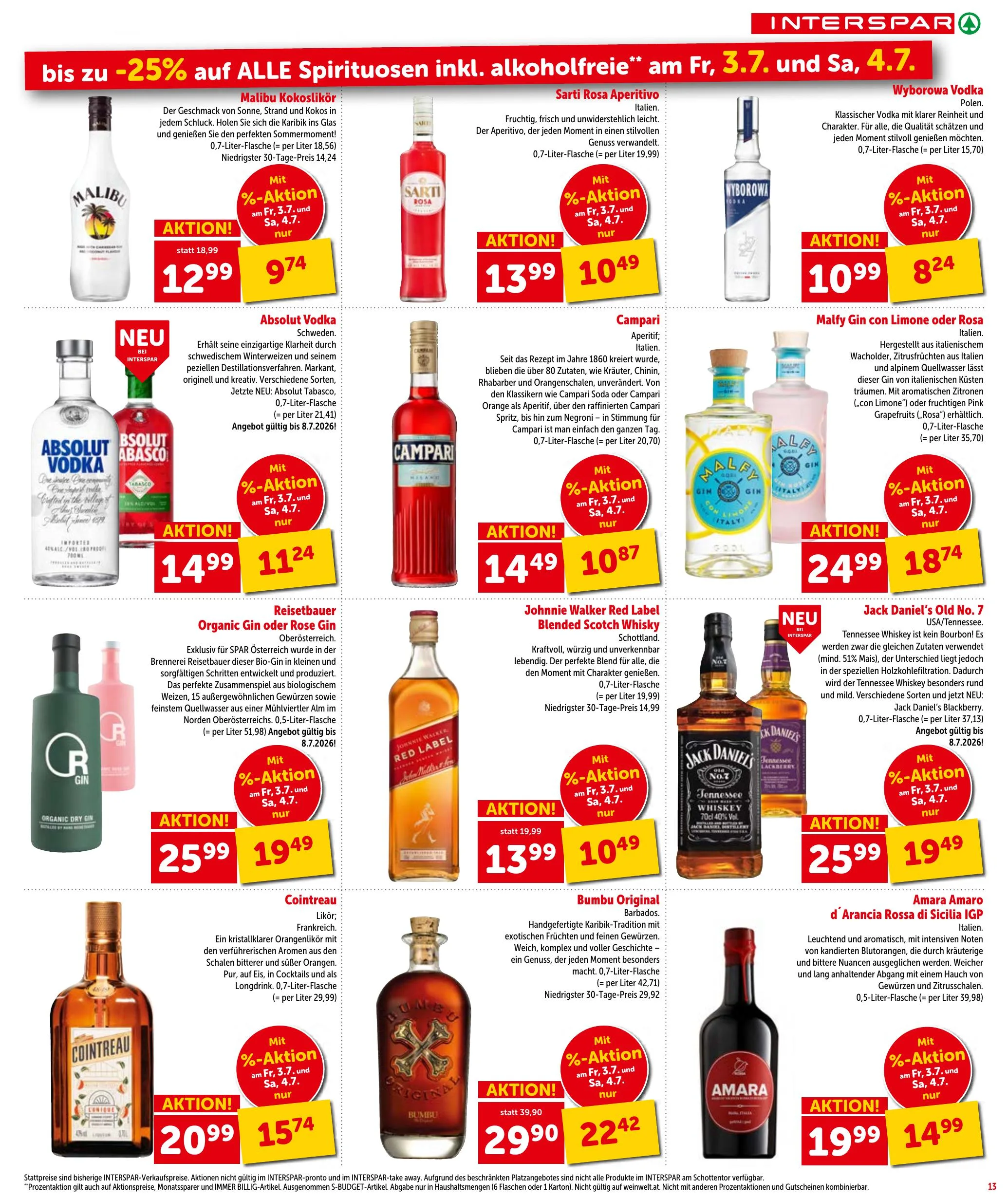 Interspar akciós újság Ausztria 07.01–07.15 – 13. oldal