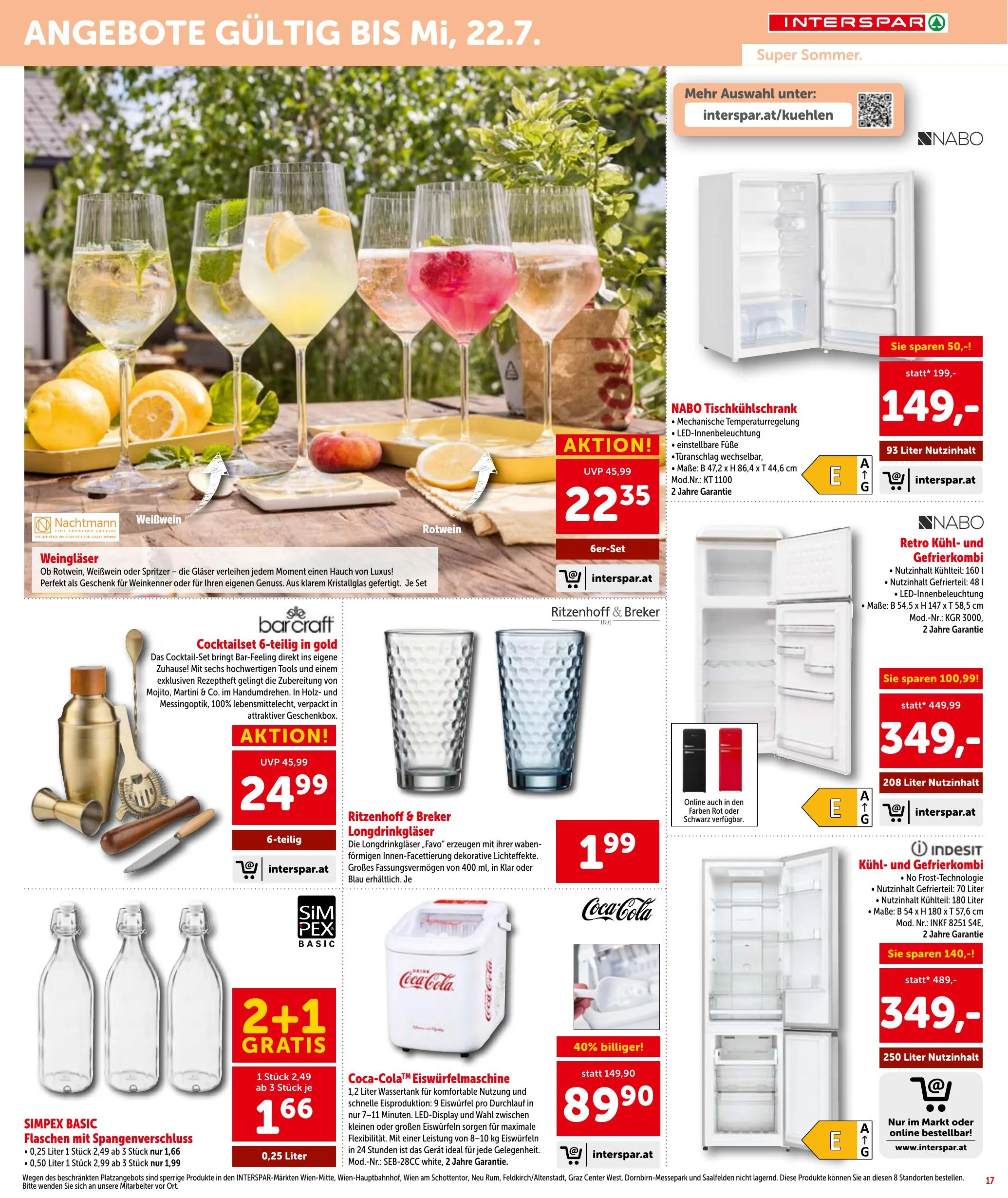 Interspar akciós újság Ausztria 07.01–07.15 – 17. oldal