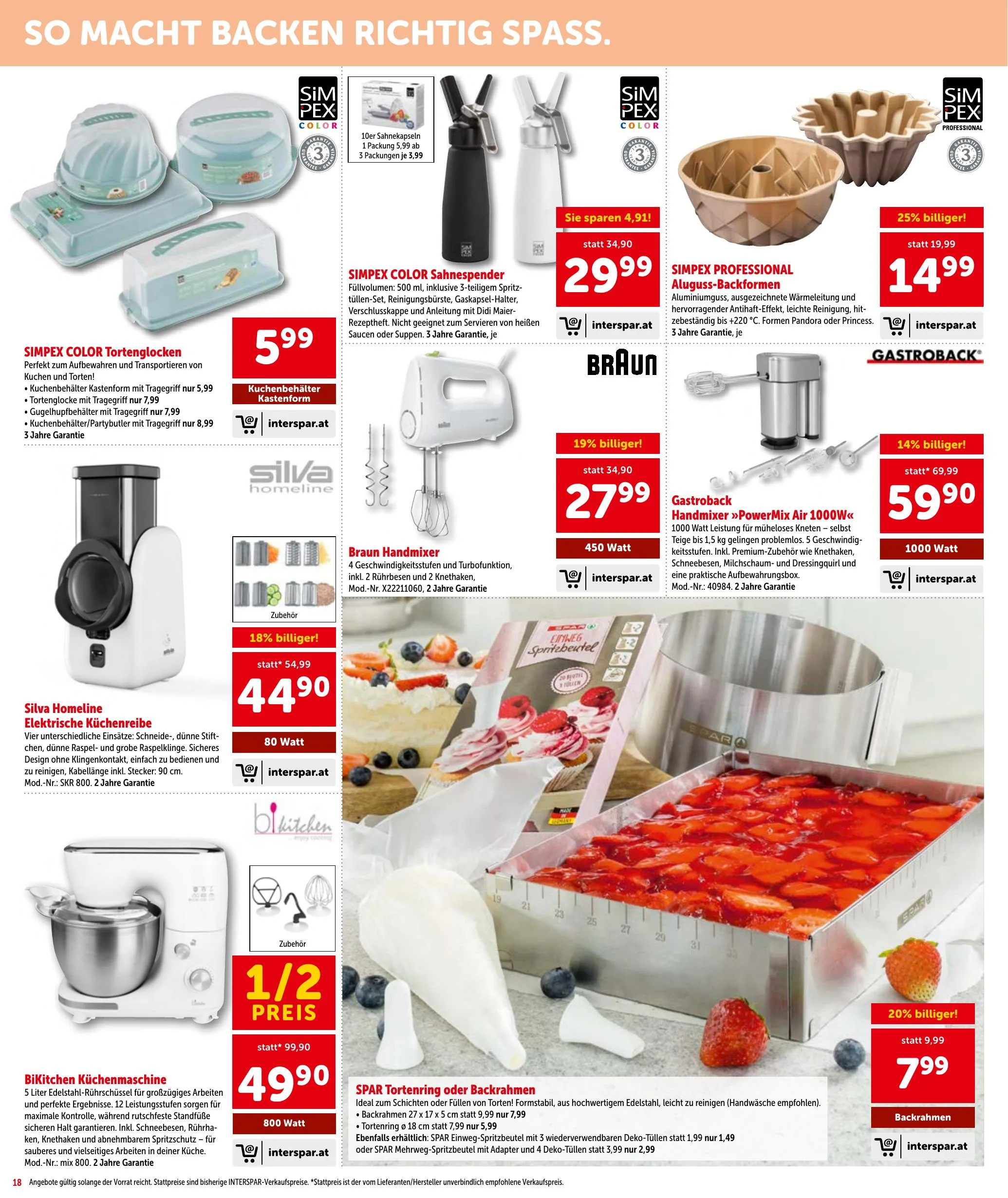 Interspar akciós újság Ausztria 07.01–07.15 – 18. oldal