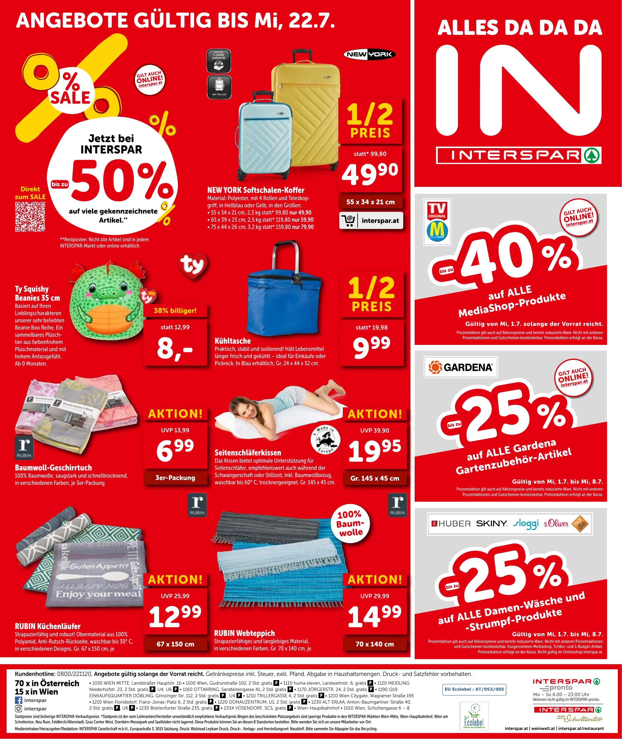 Interspar akciós újság Ausztria 07.01–07.15 – 20. oldal