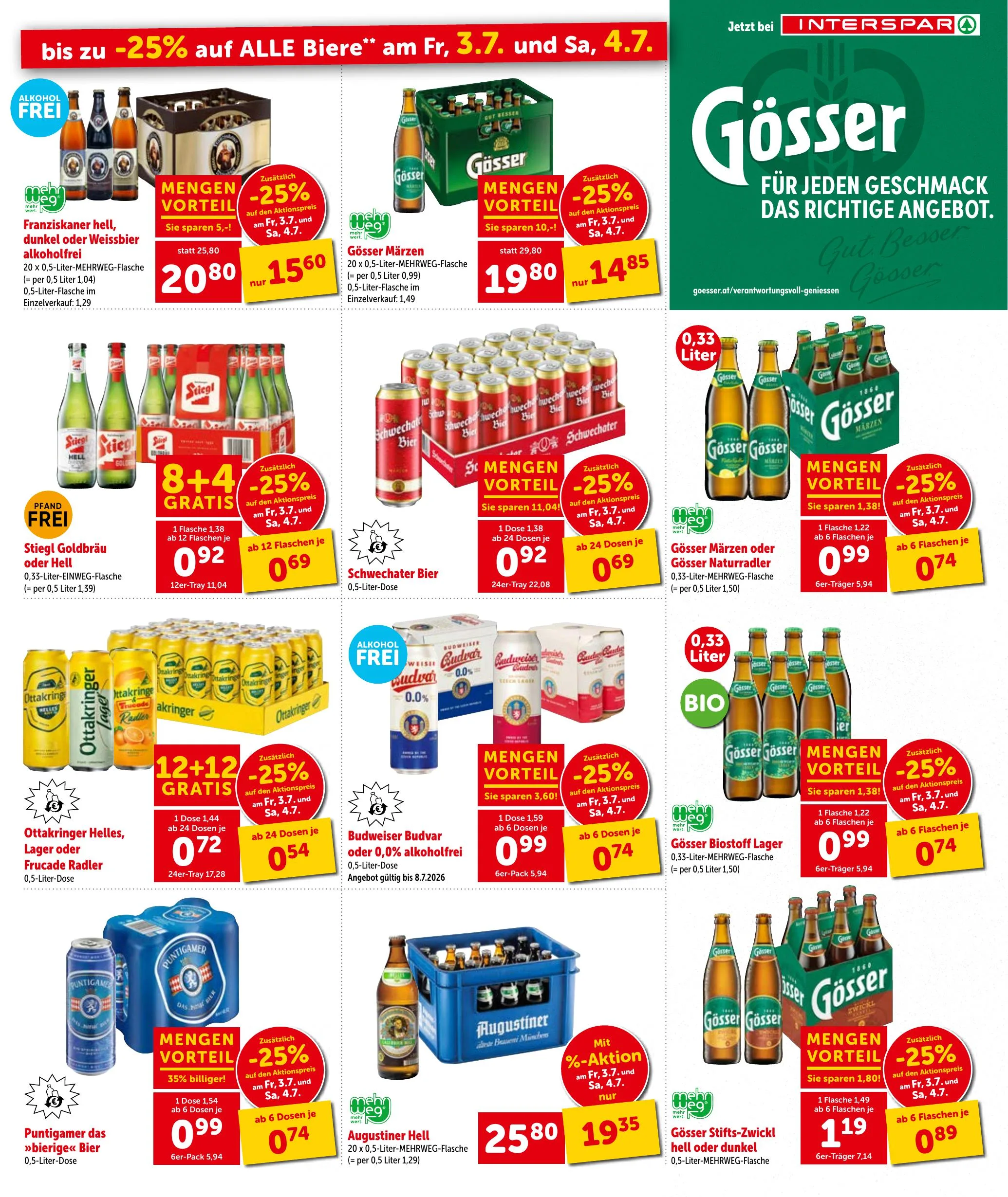 Interspar akciós újság Ausztria 07.01–07.15 – 3. oldal
