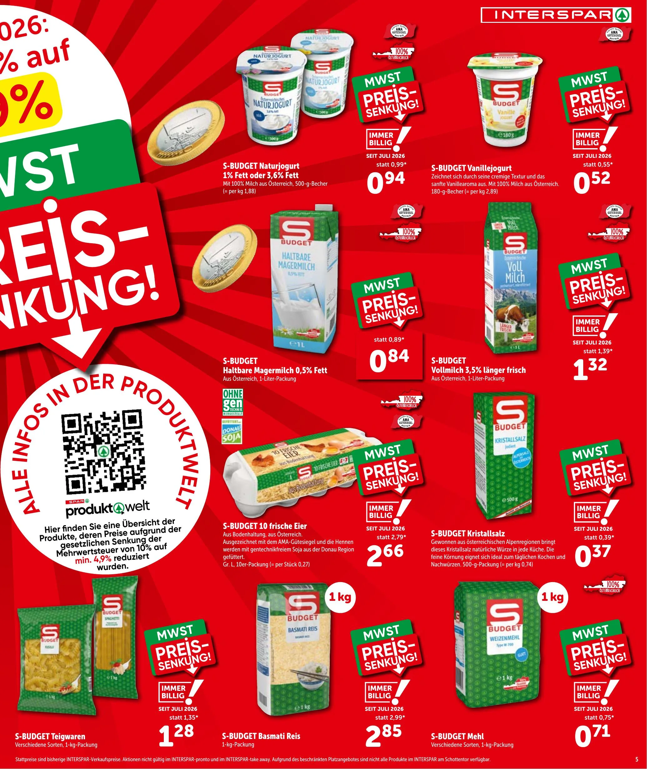 Interspar akciós újság Ausztria 07.01–07.15 – 5. oldal