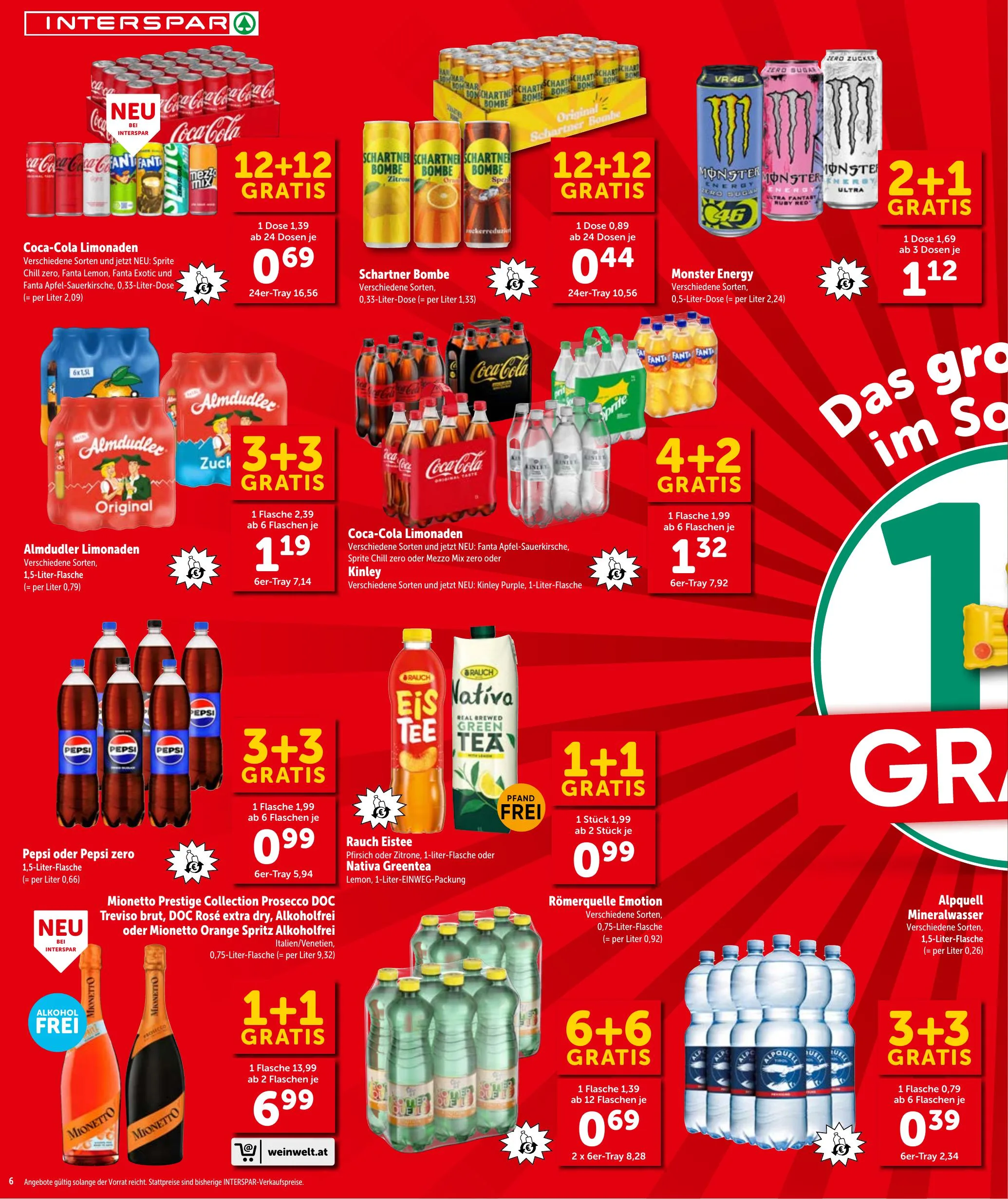 Interspar akciós újság Ausztria 07.01–07.15 – 6. oldal