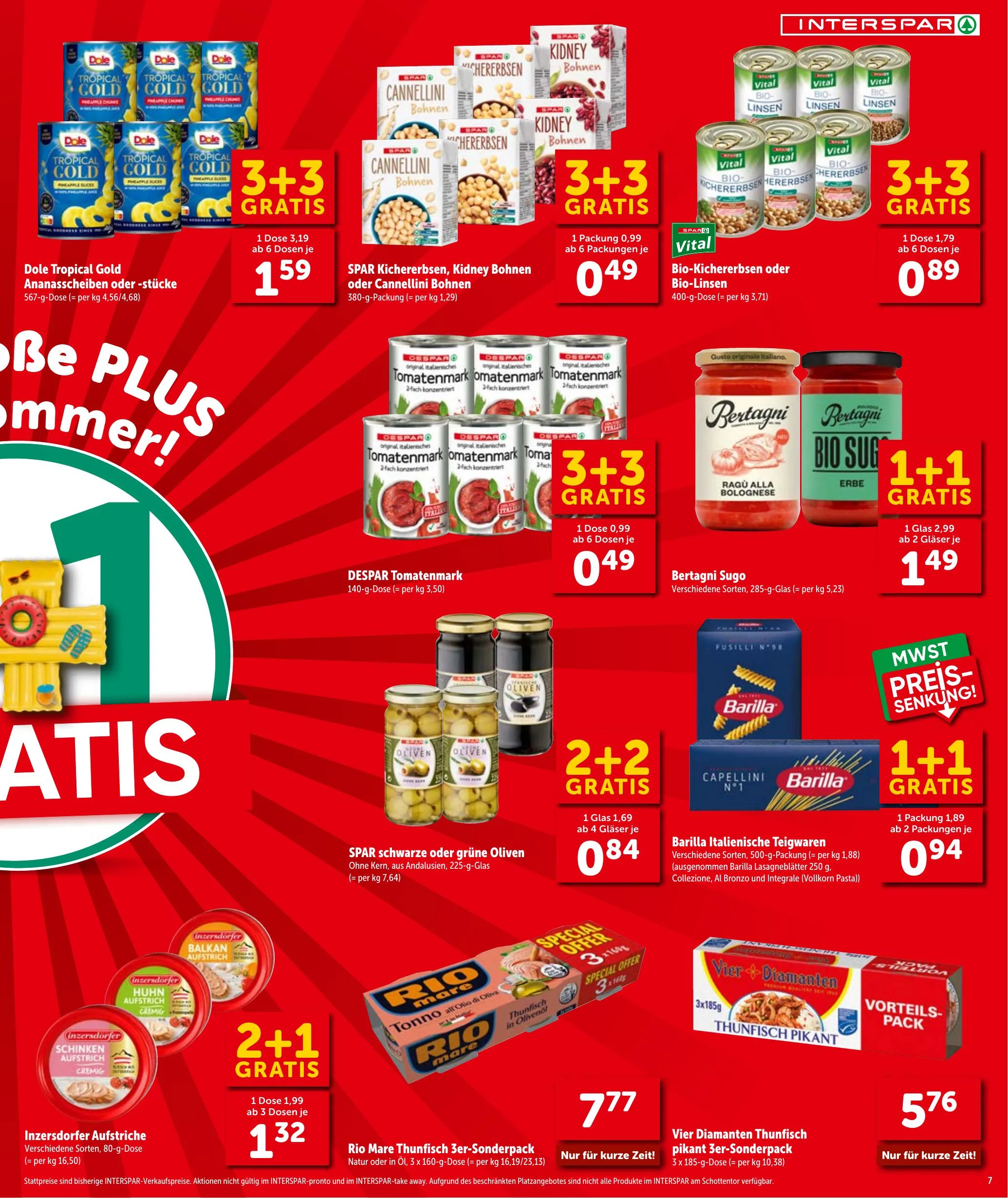 Interspar akciós újság Ausztria 07.01–07.15 – 7. oldal