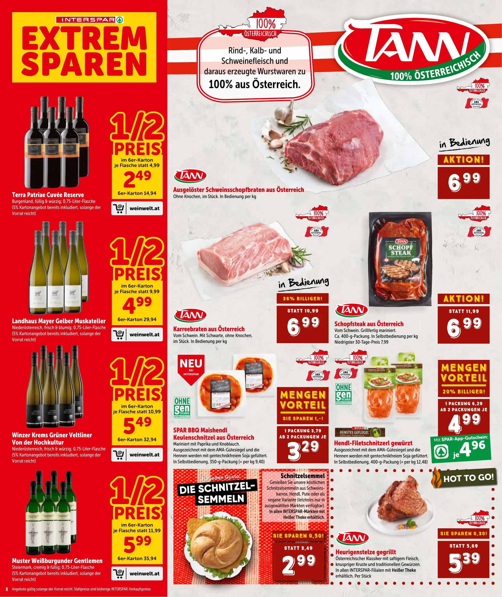 Interspar akciós újság Ausztria 07.01–07.15 – 8. oldal