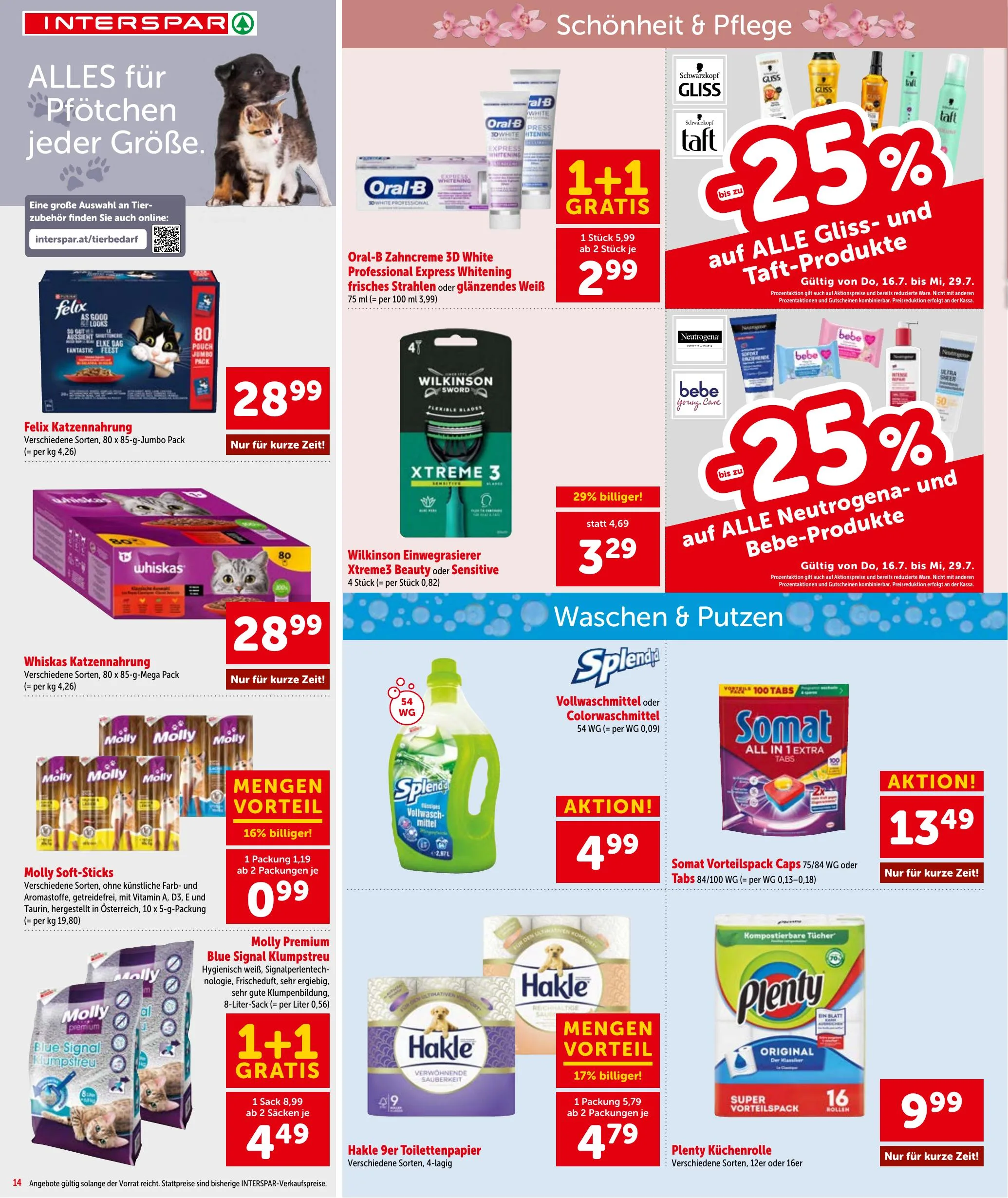 Interspar akciós újság Ausztria 07.16–07.29 – 15. oldal