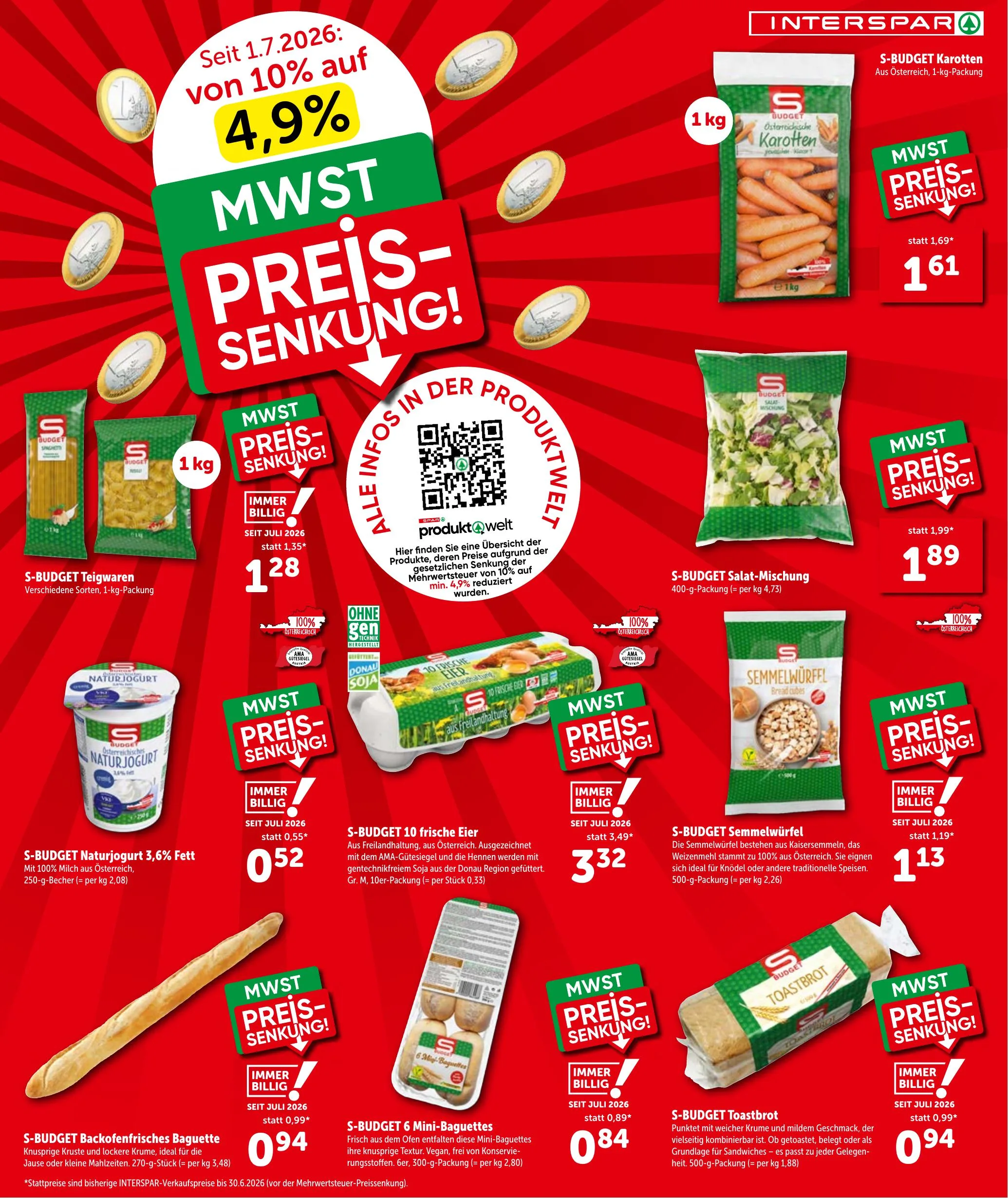 Interspar akciós újság Ausztria 07.16–07.29 – 2. oldal
