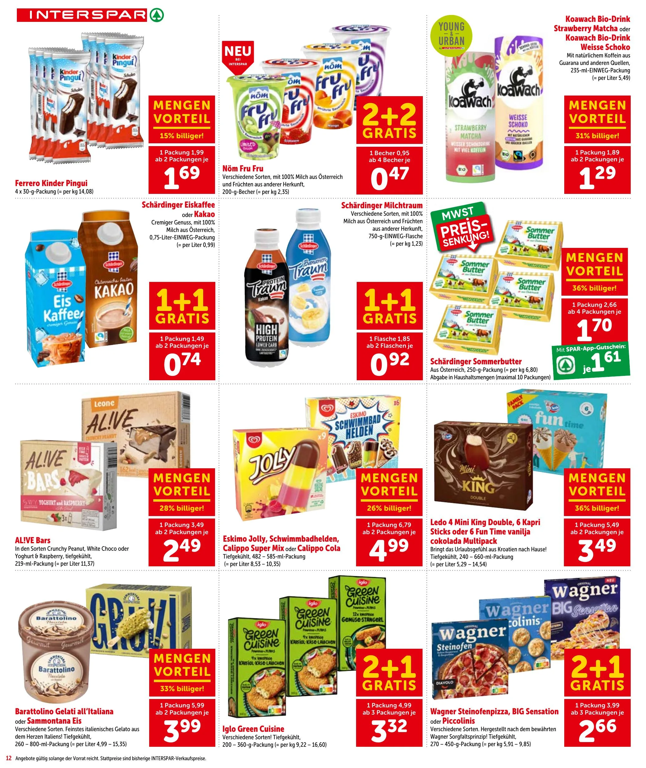 Interspar akciós újság Ausztria 07.30–08.12 – 12. oldal