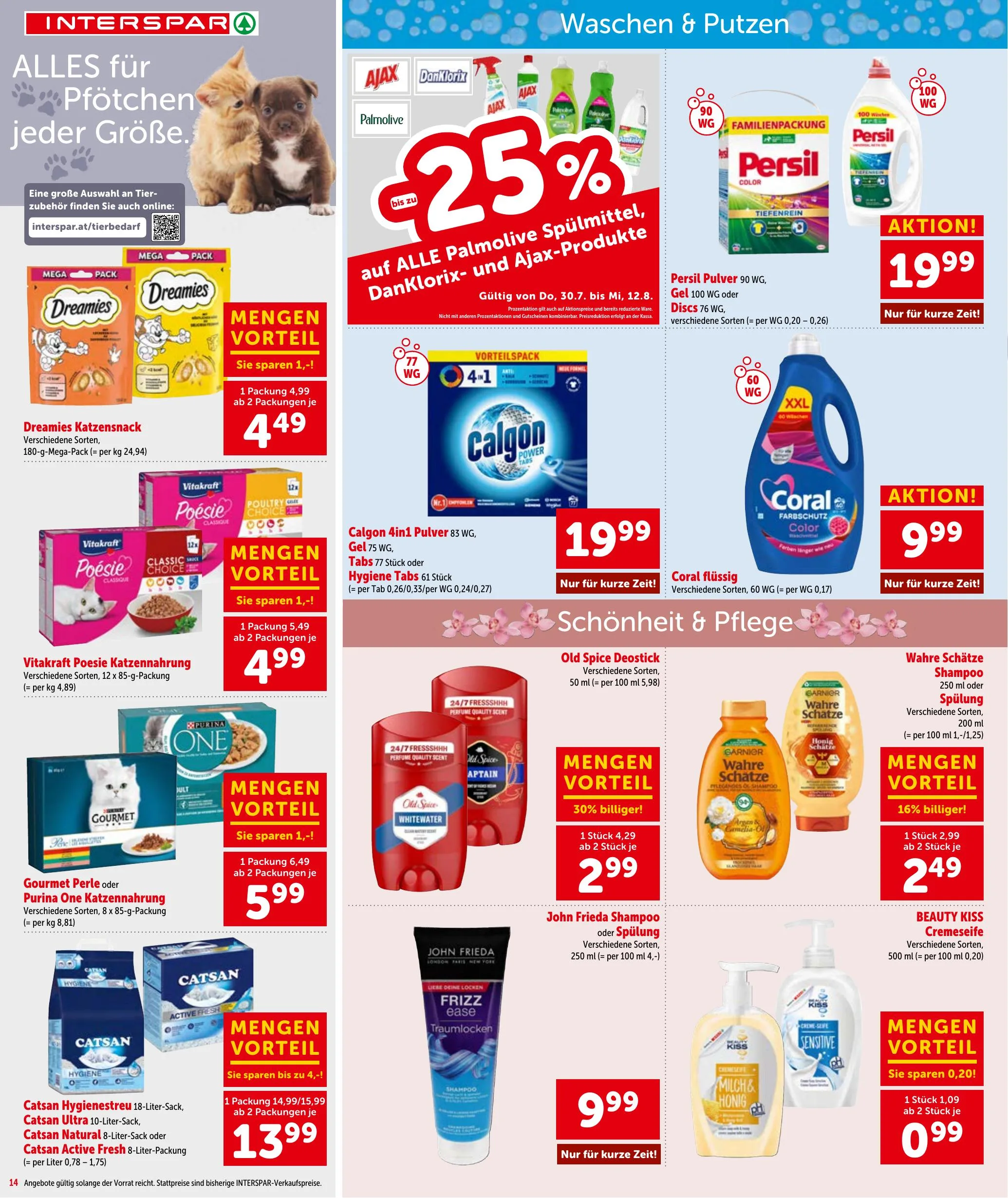 Interspar akciós újság Ausztria 07.30–08.12 – 14. oldal