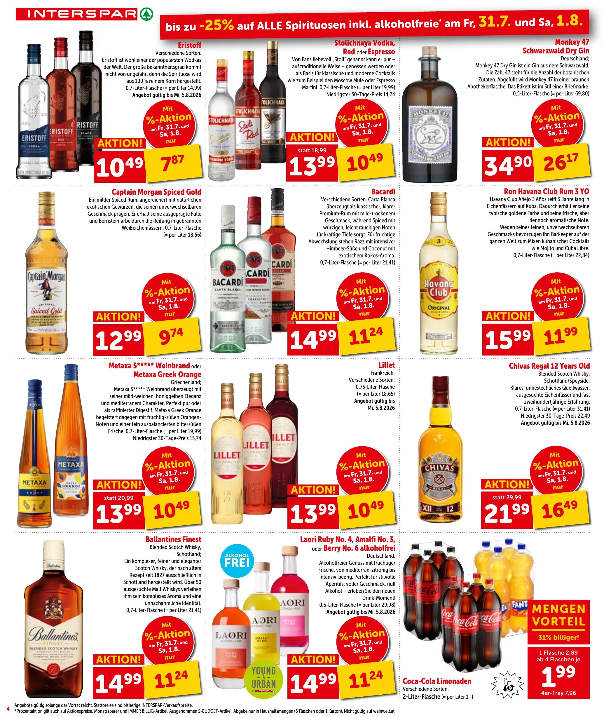 Interspar akciós újság Ausztria 07.30–08.12 – 4. oldal