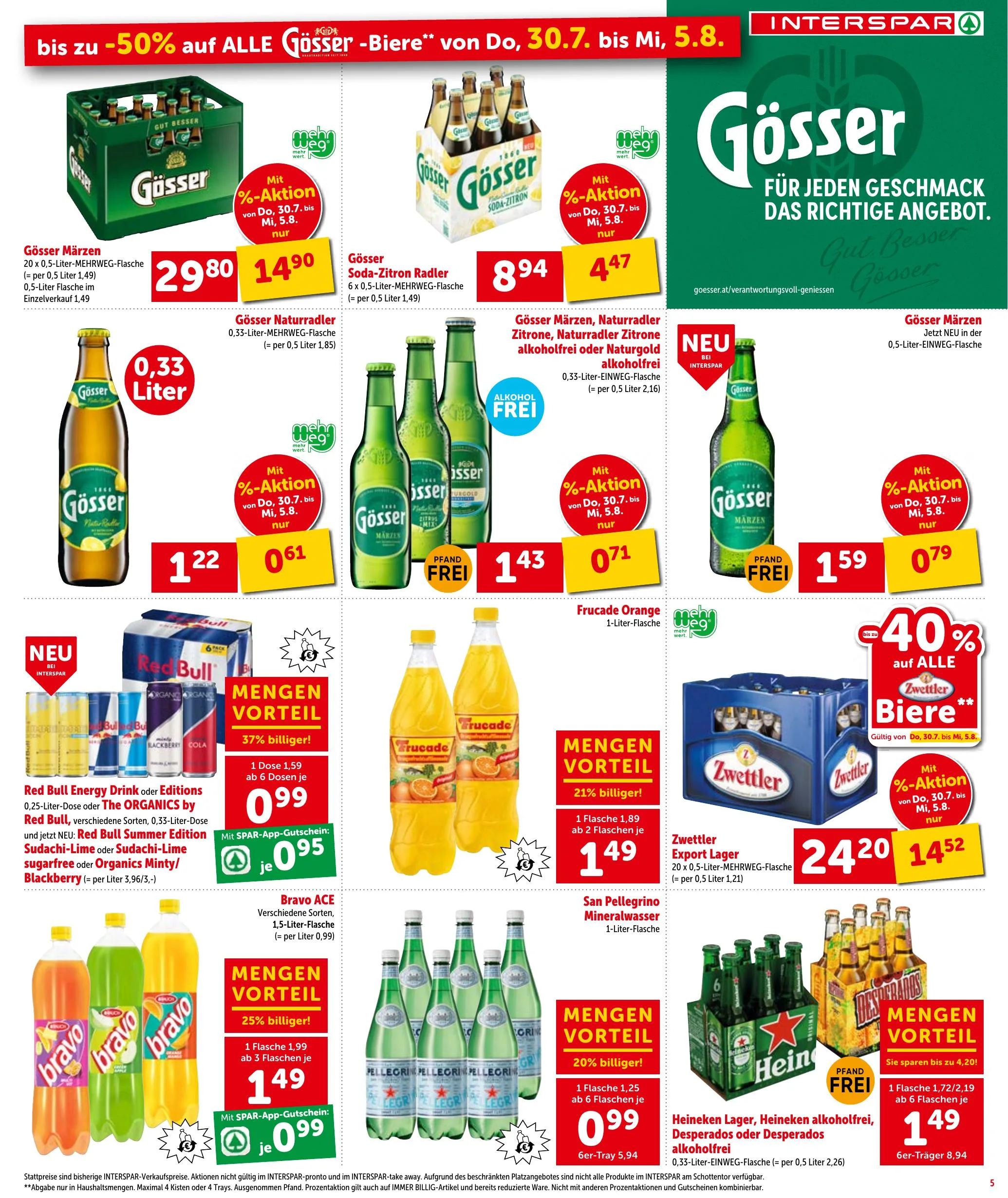 Interspar akciós újság Ausztria 07.30–08.12 – 5. oldal