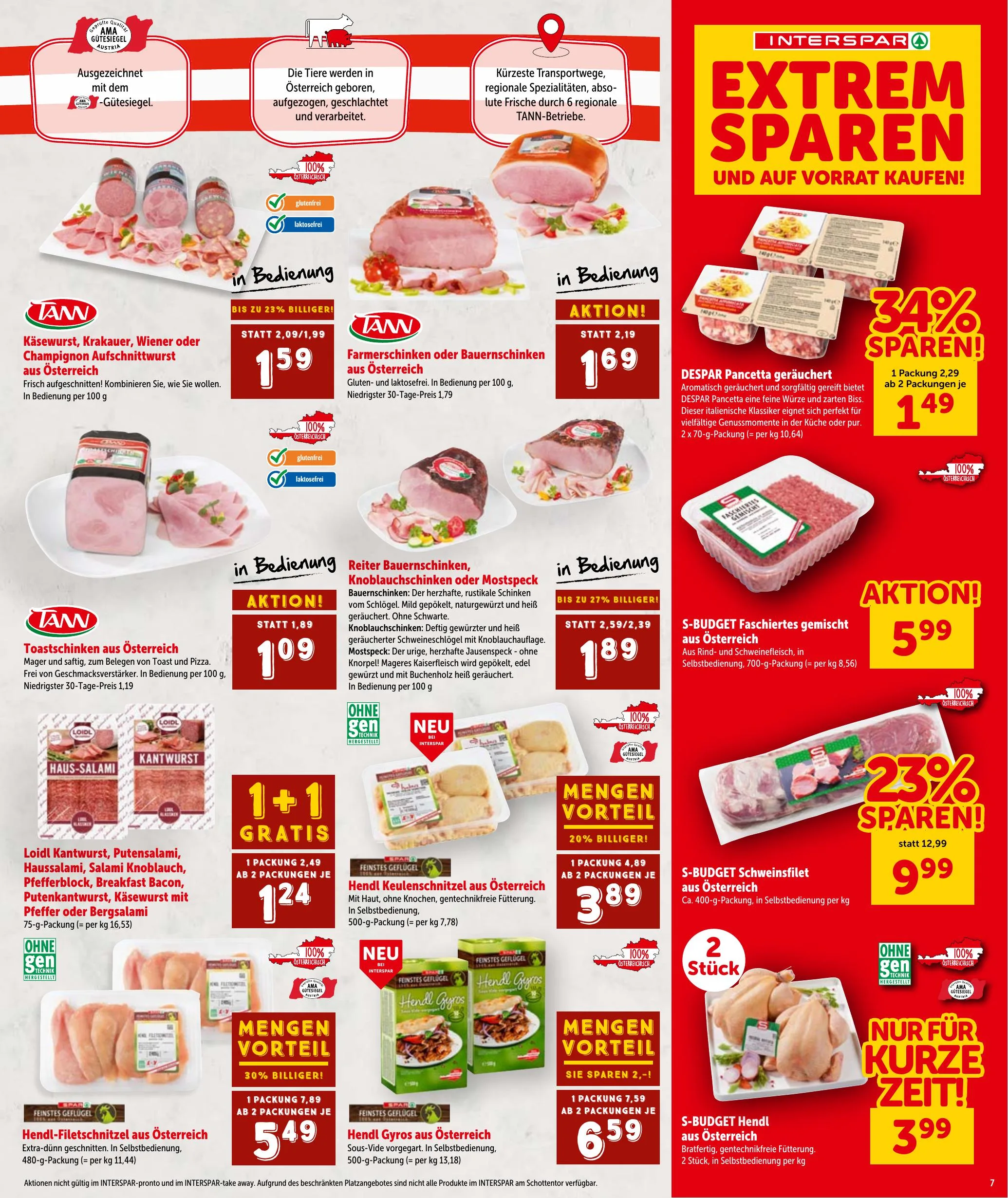 Interspar akciós újság Ausztria 07.30–08.12 – 7. oldal