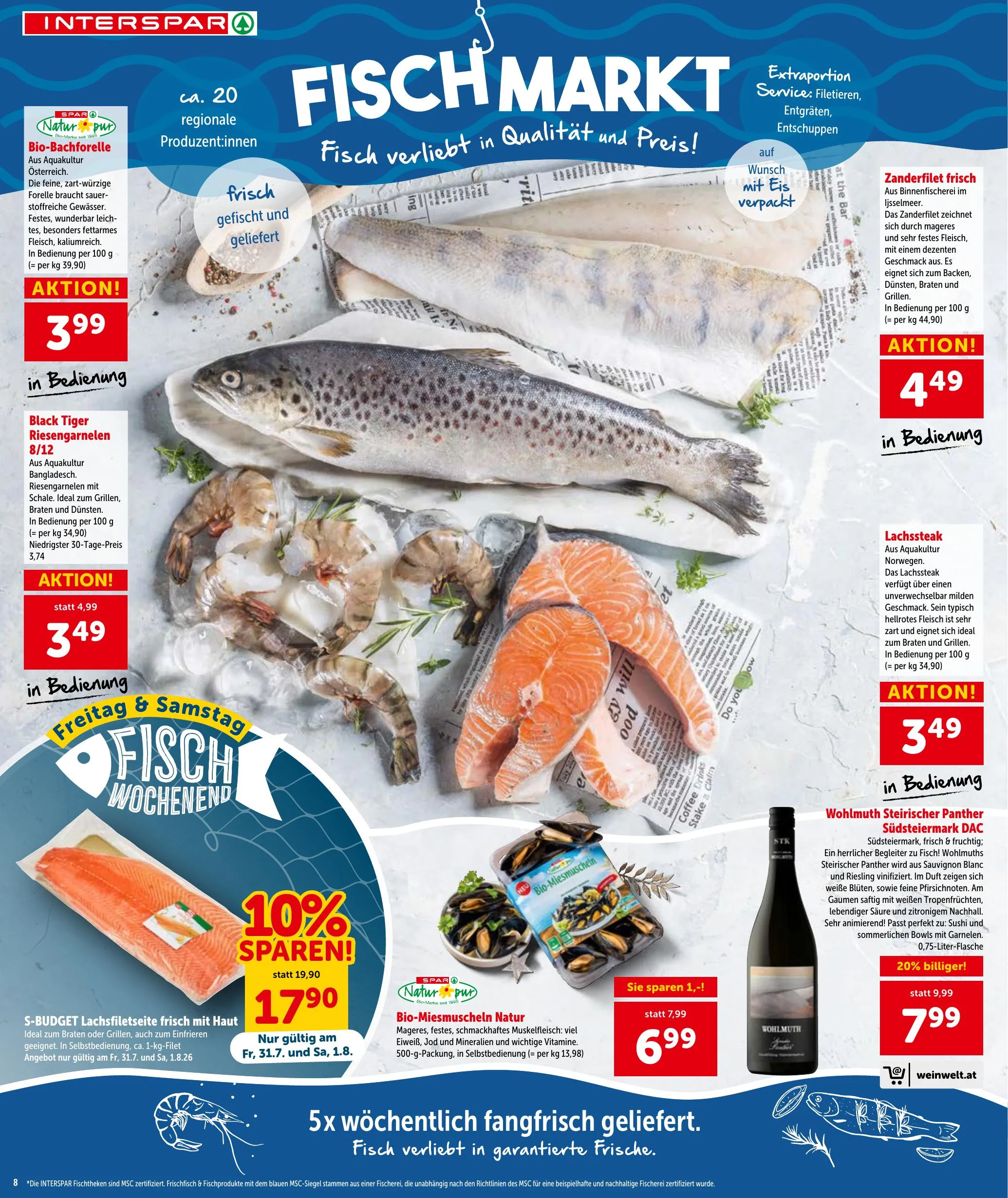 Interspar akciós újság Ausztria 07.30–08.12 – 8. oldal