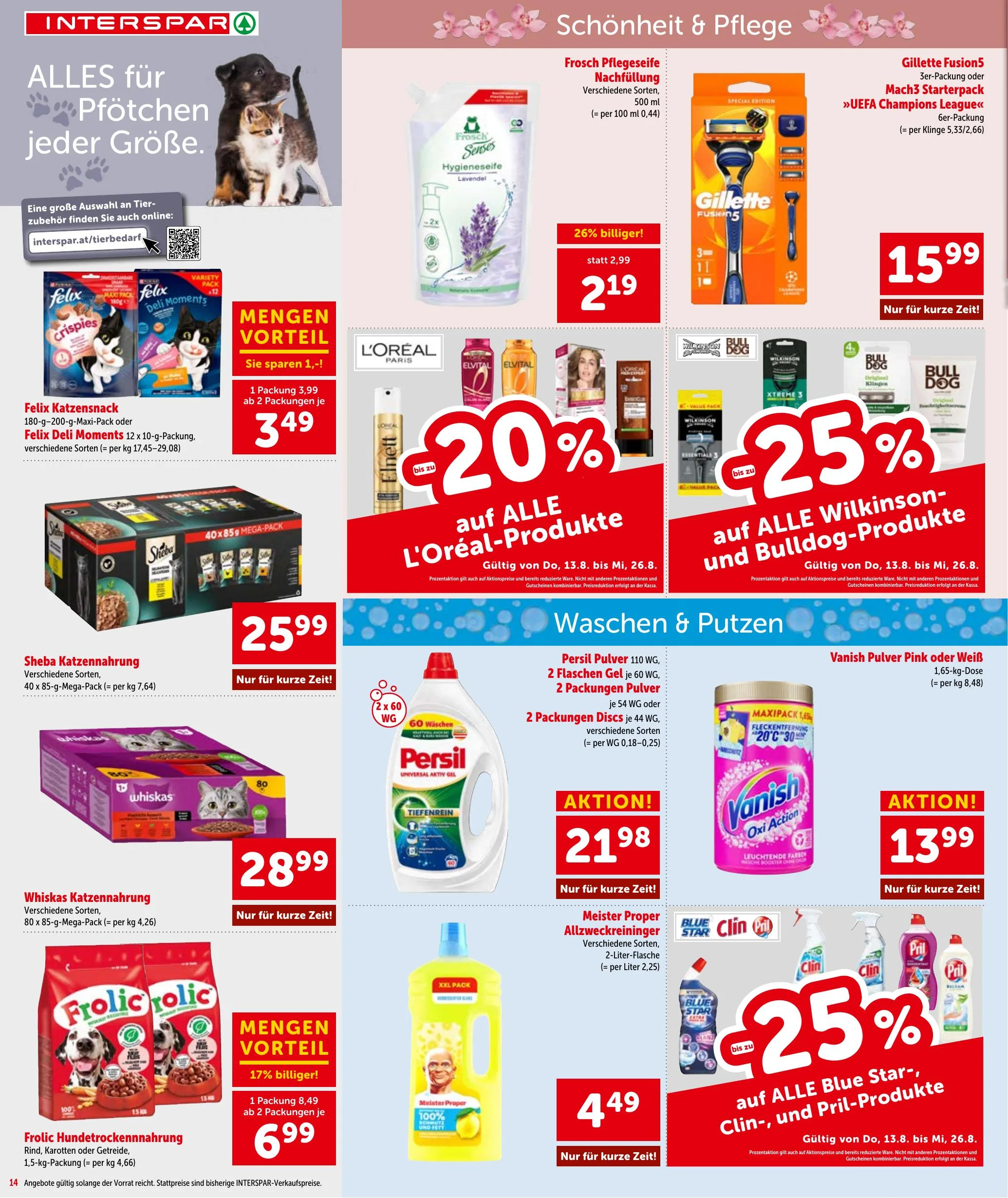 Interspar akciós újság Ausztria 08.13–08.26 – 14. oldal