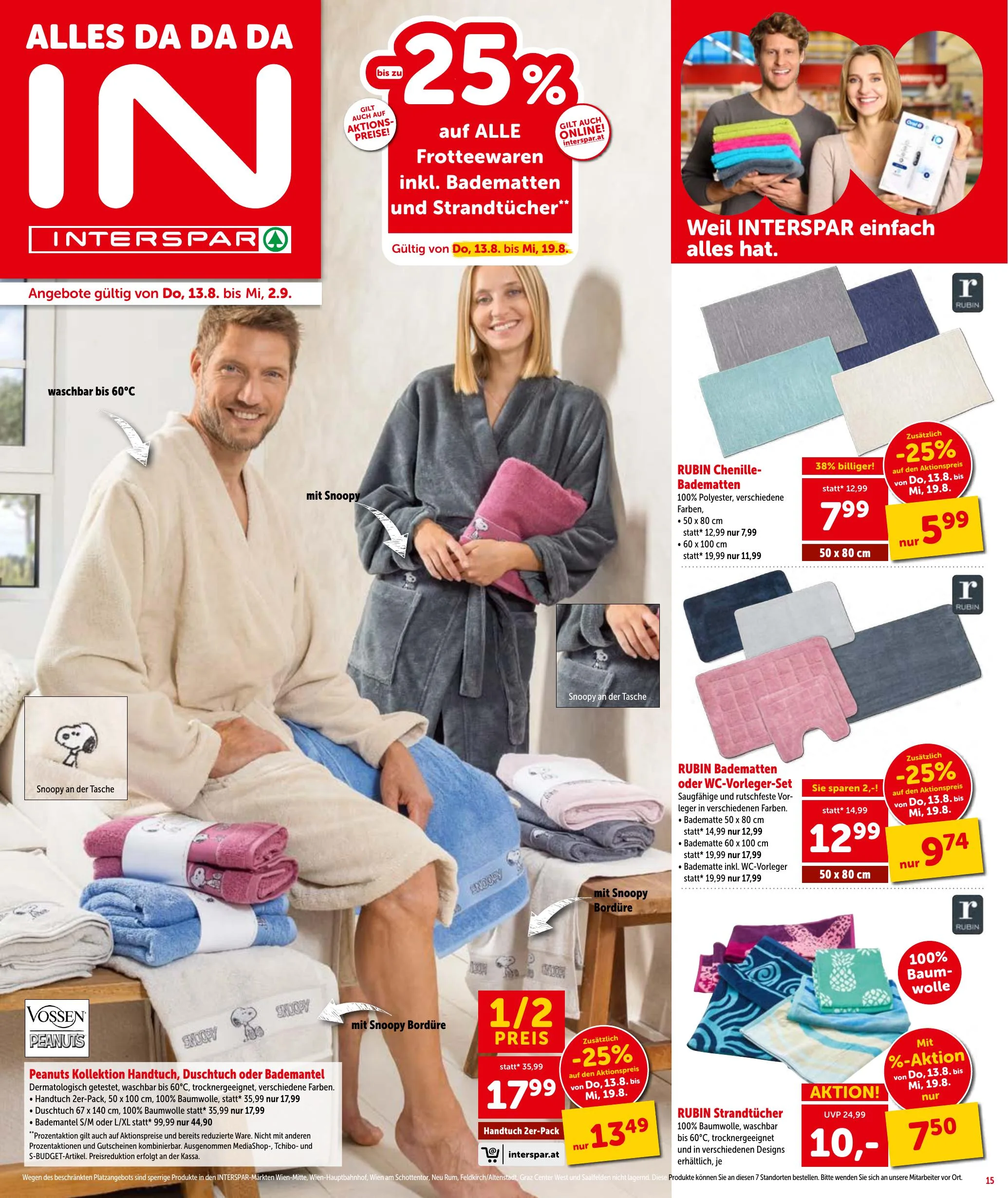 Interspar akciós újság Ausztria 08.13–08.26 – 15. oldal