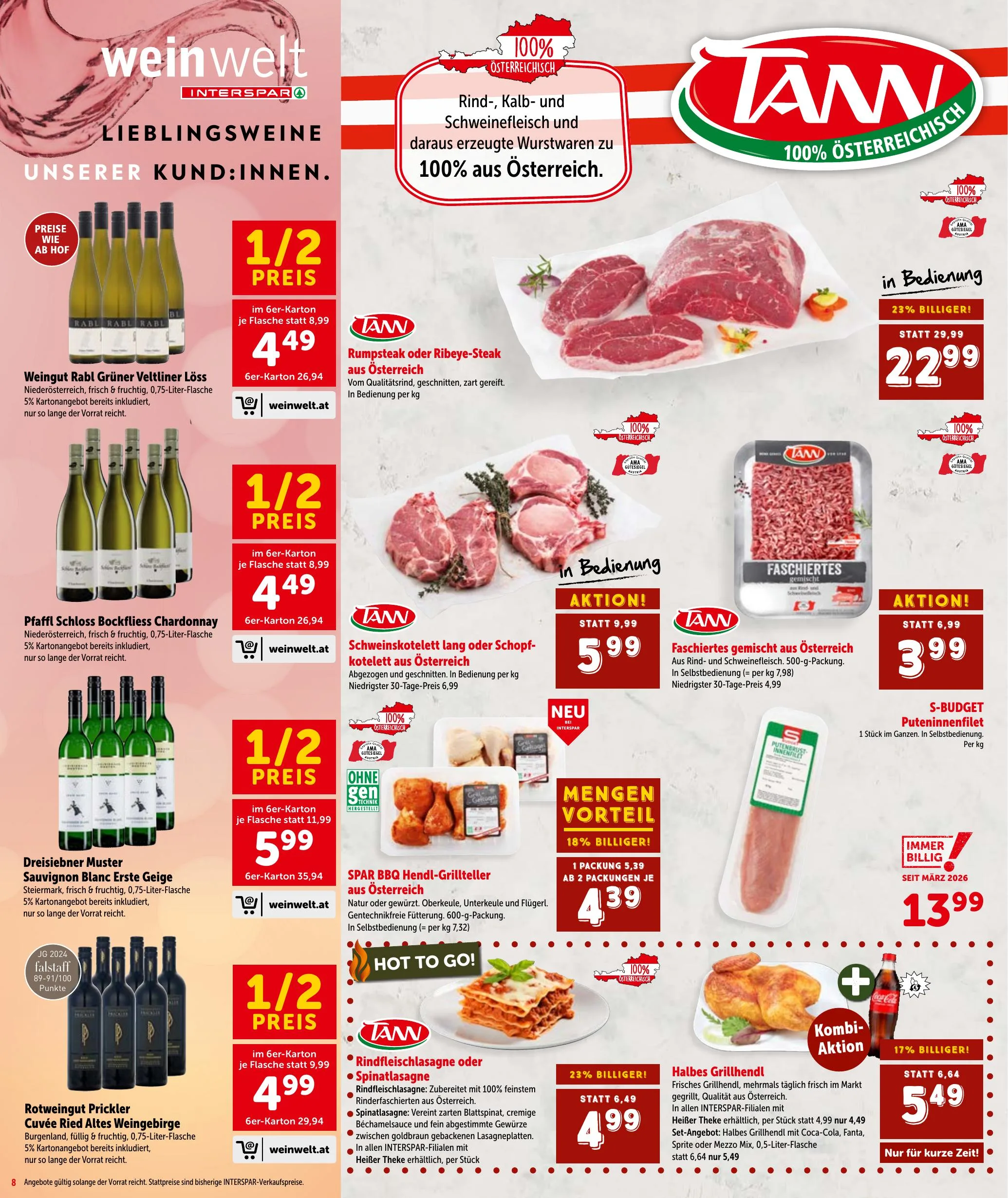 Interspar akciós újság Ausztria 08.13–08.26 – 8. oldal