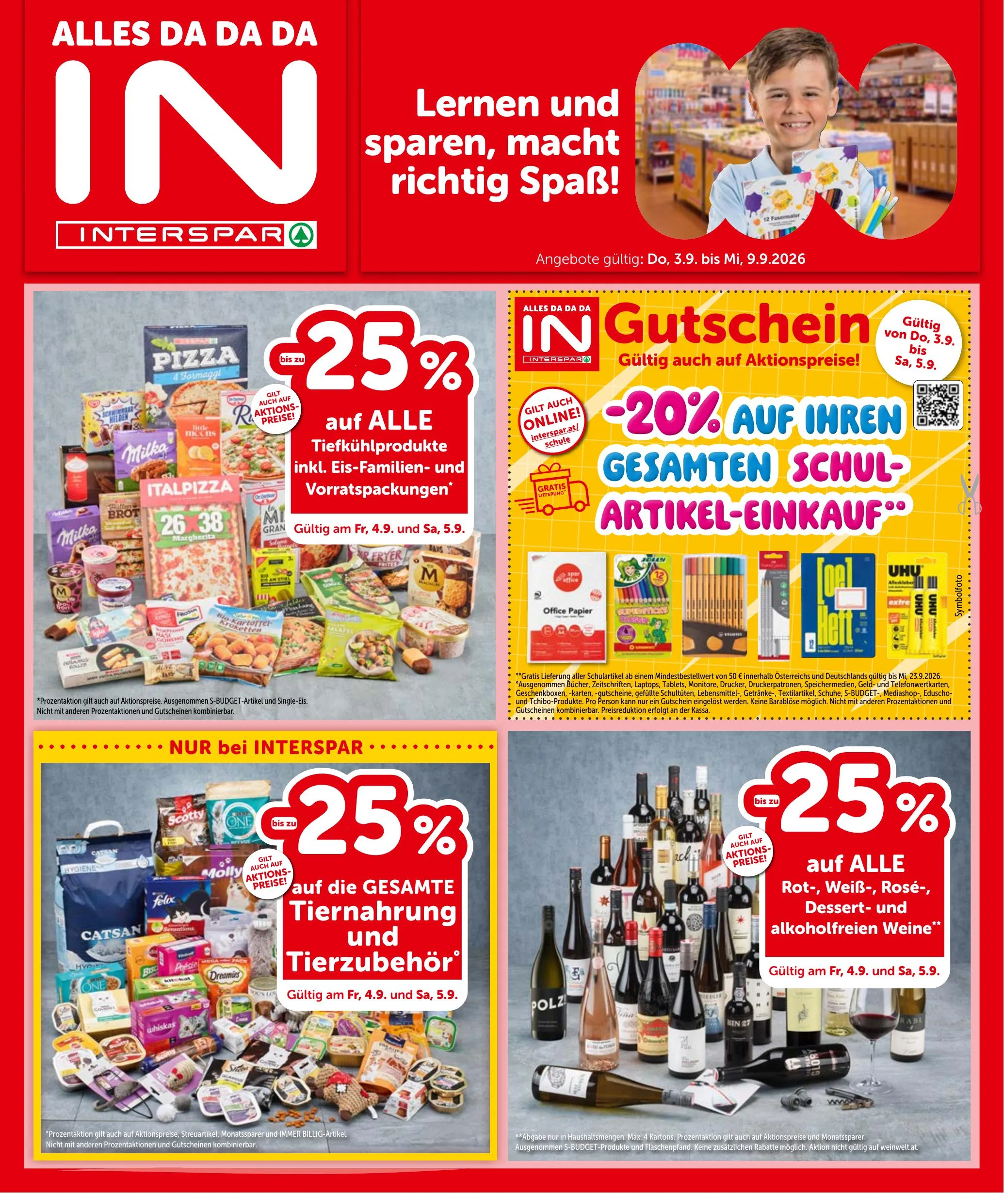 Interspar akciós újság Ausztria 09.03–09.09
