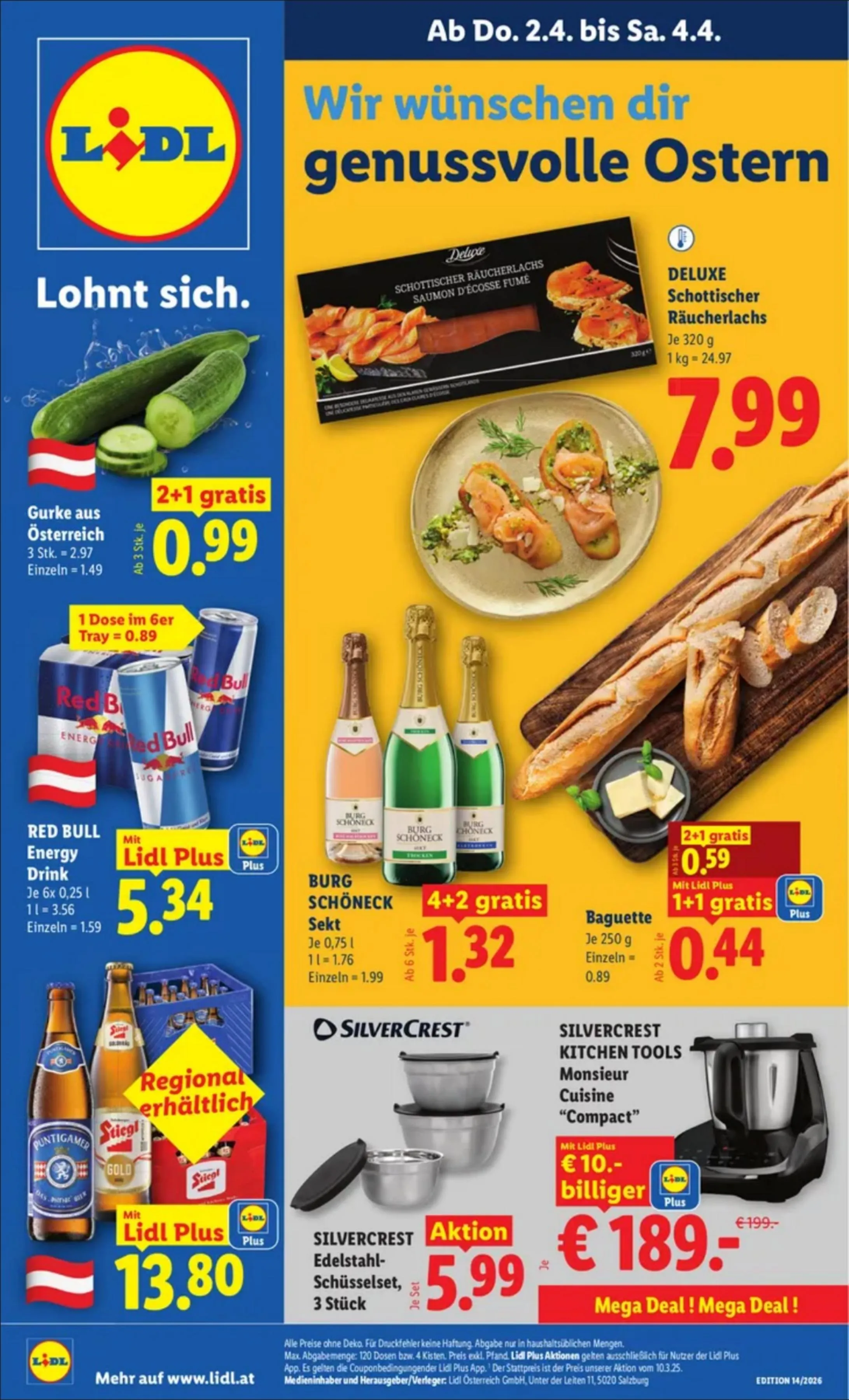 Lidl akciós újság Ausztria 04.02–04.08