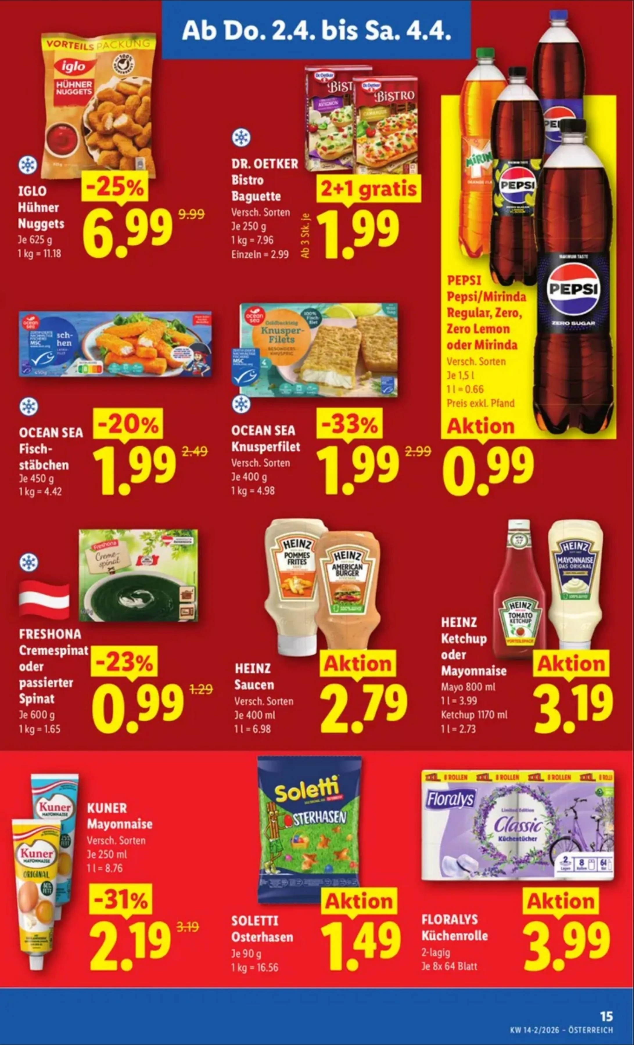 Lidl akciós újság Ausztria 04.02–04.08 – 17. oldal