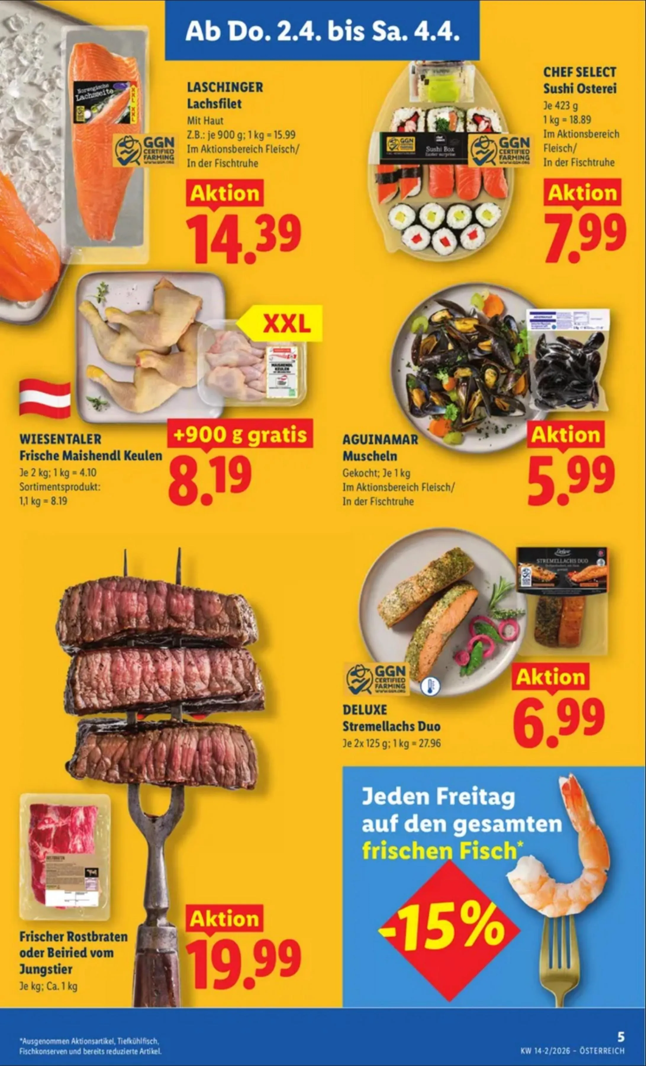 Lidl akciós újság Ausztria 04.02–04.08 – 7. oldal