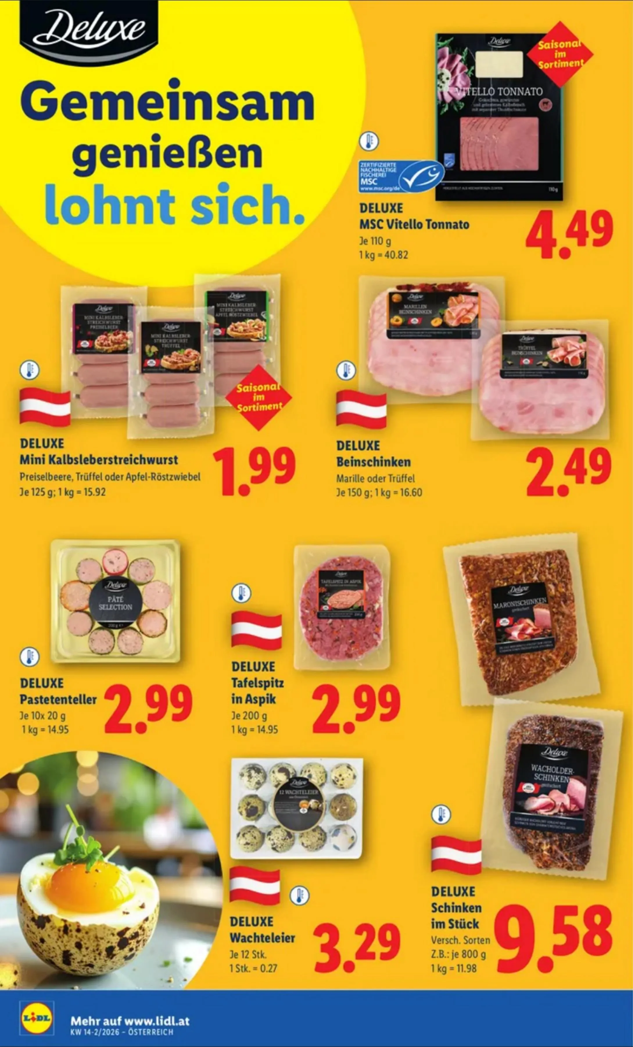 Lidl akciós újság Ausztria 04.02–04.08 – 8. oldal