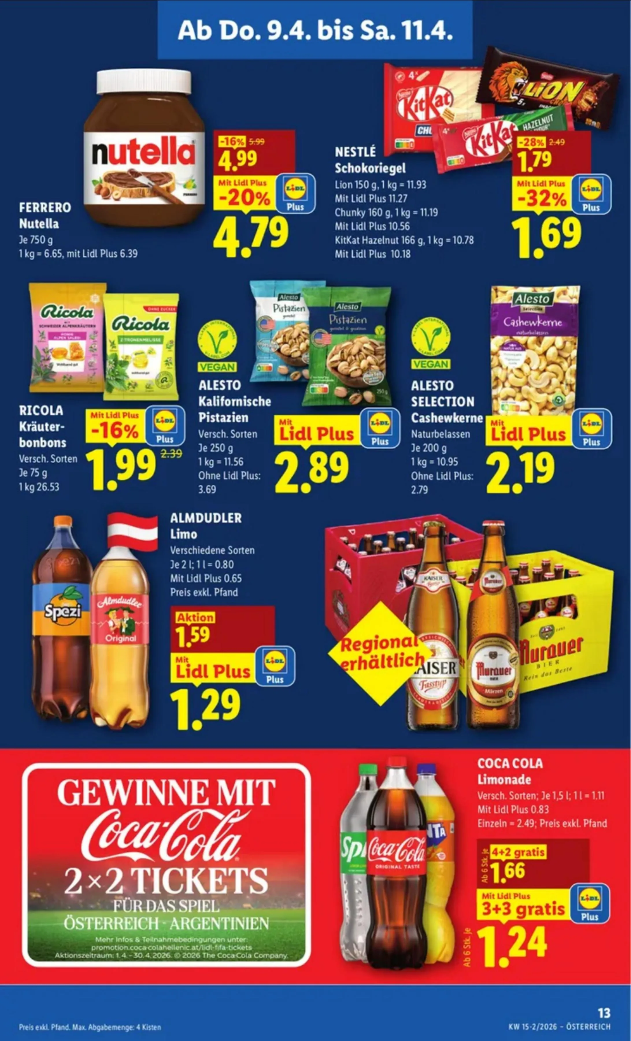 Lidl akciós újság Ausztria 04.09–04.15 – 15. oldal