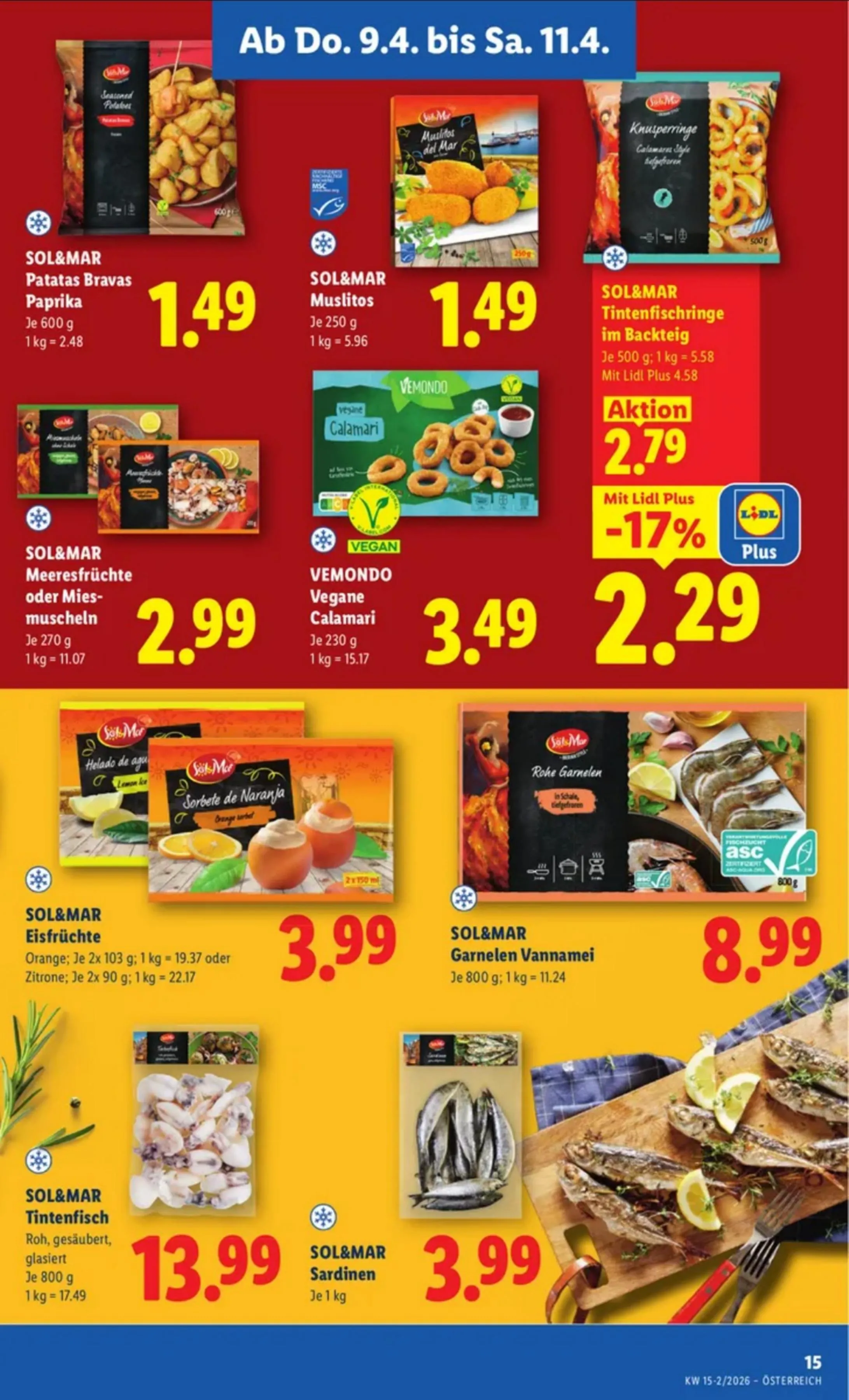 Lidl akciós újság Ausztria 04.09–04.15 – 17. oldal