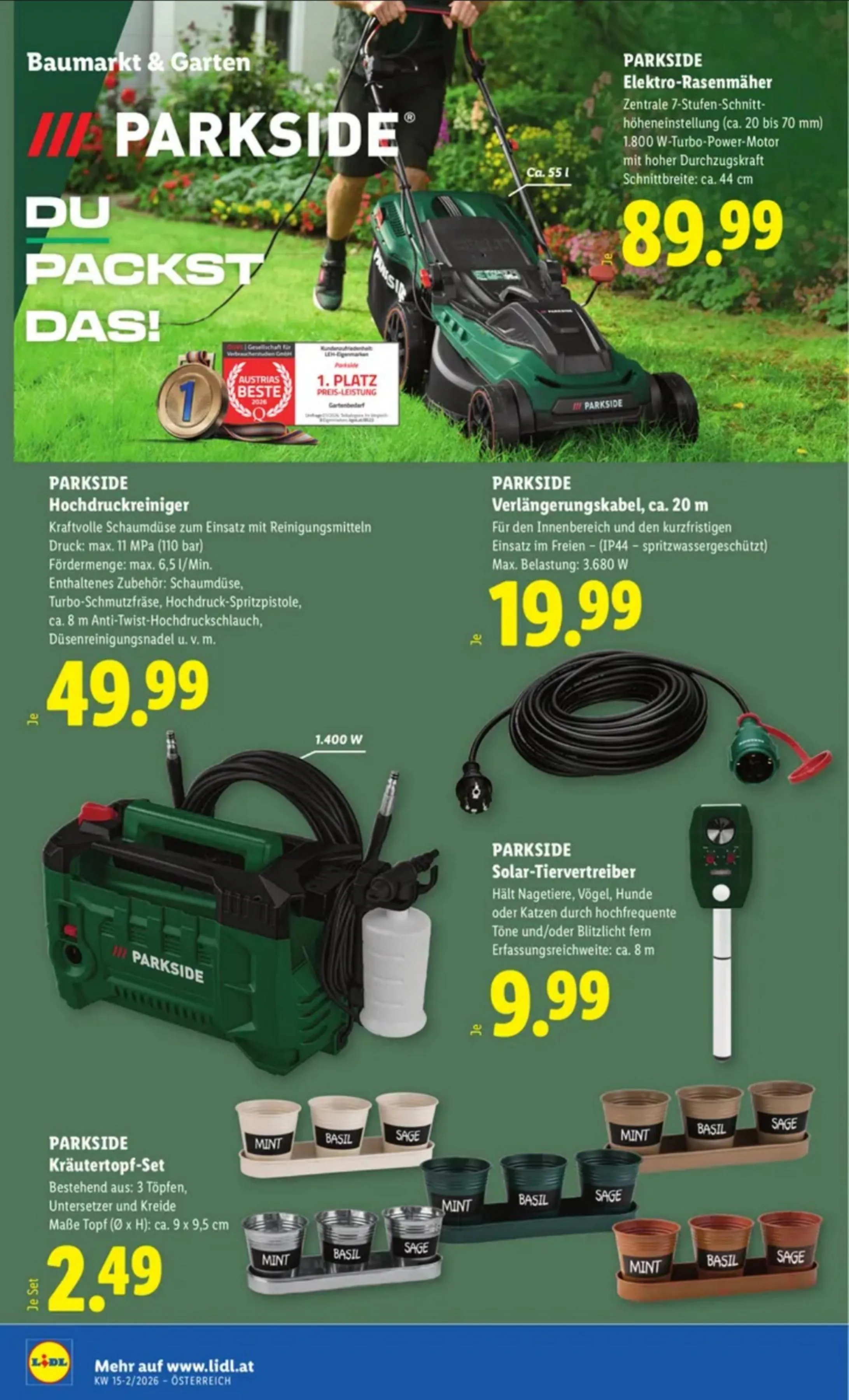 Lidl akciós újság Ausztria 04.09–04.15 – 22. oldal