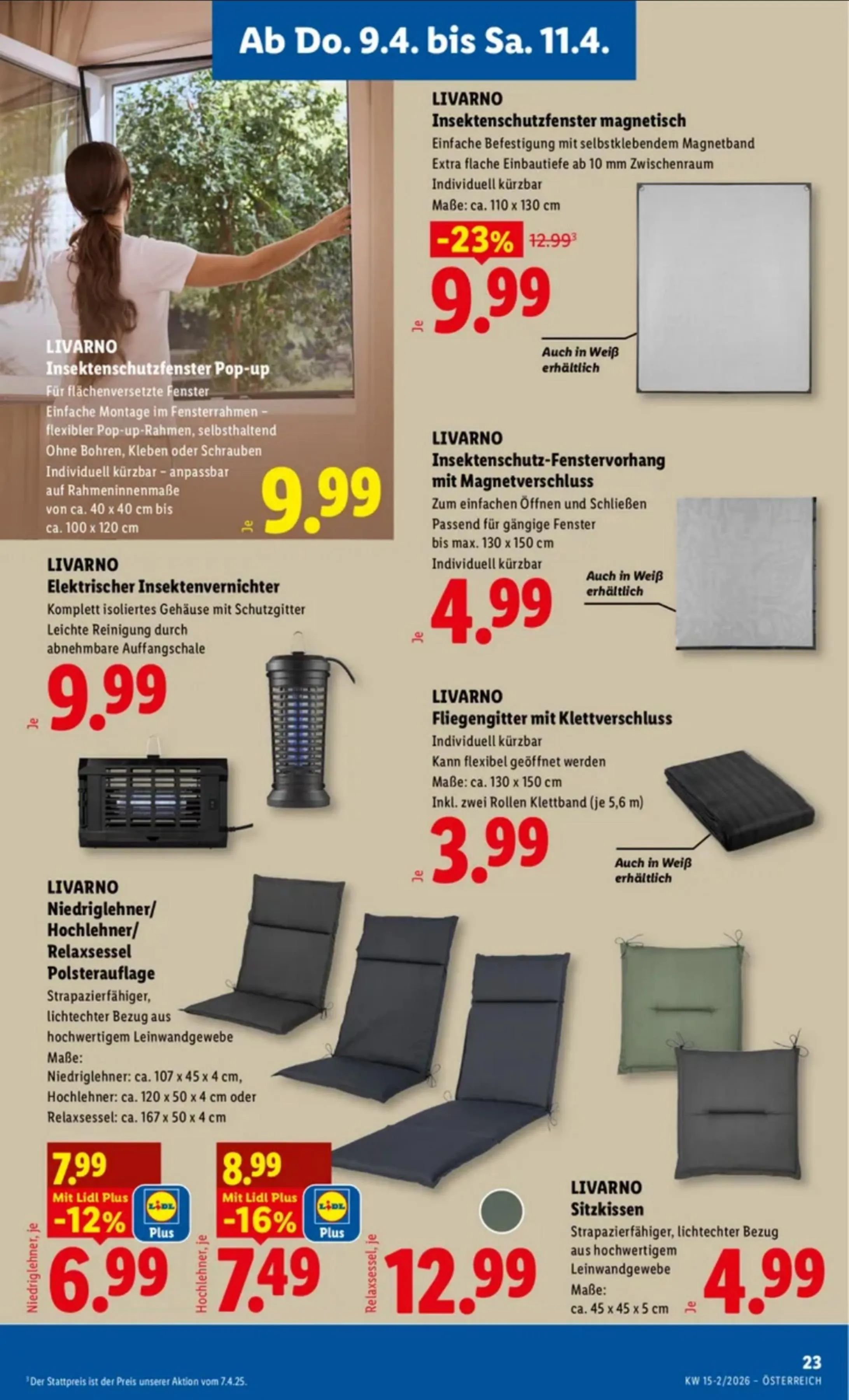 Lidl akciós újság Ausztria 04.09–04.15 – 25. oldal
