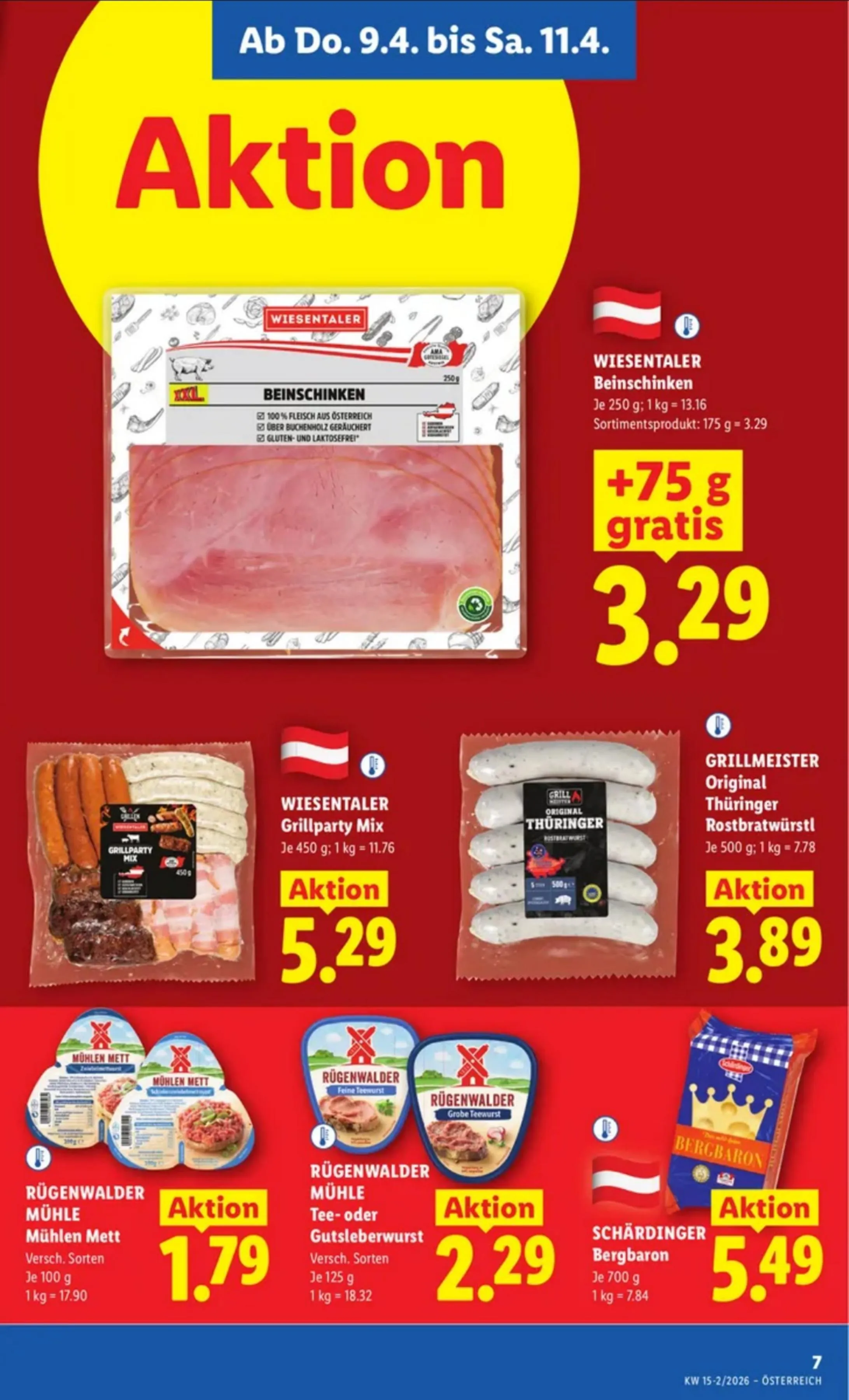 Lidl akciós újság Ausztria 04.09–04.15 – 9. oldal