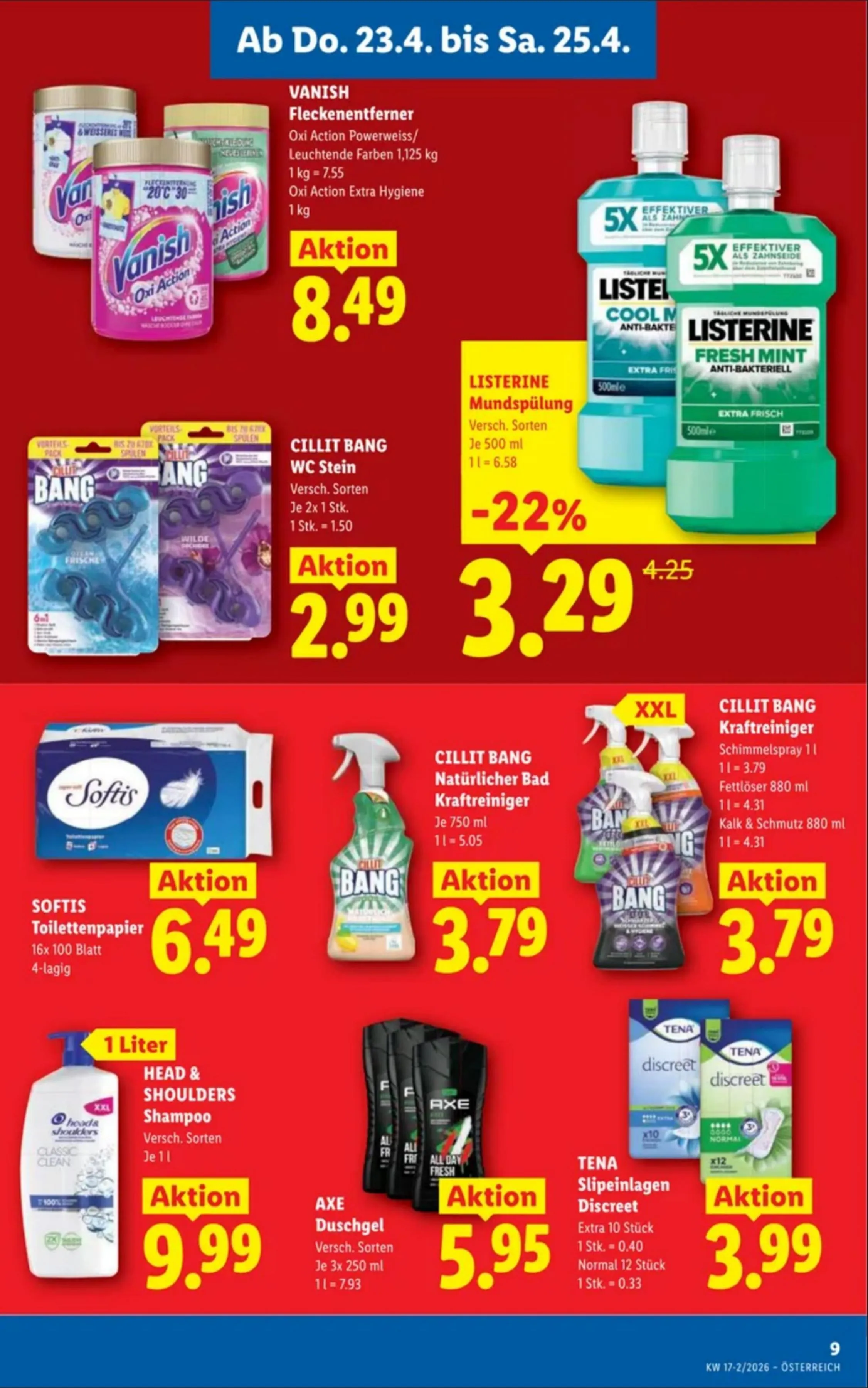 Lidl akciós újság Ausztria 04.23–04.29 – 11. oldal