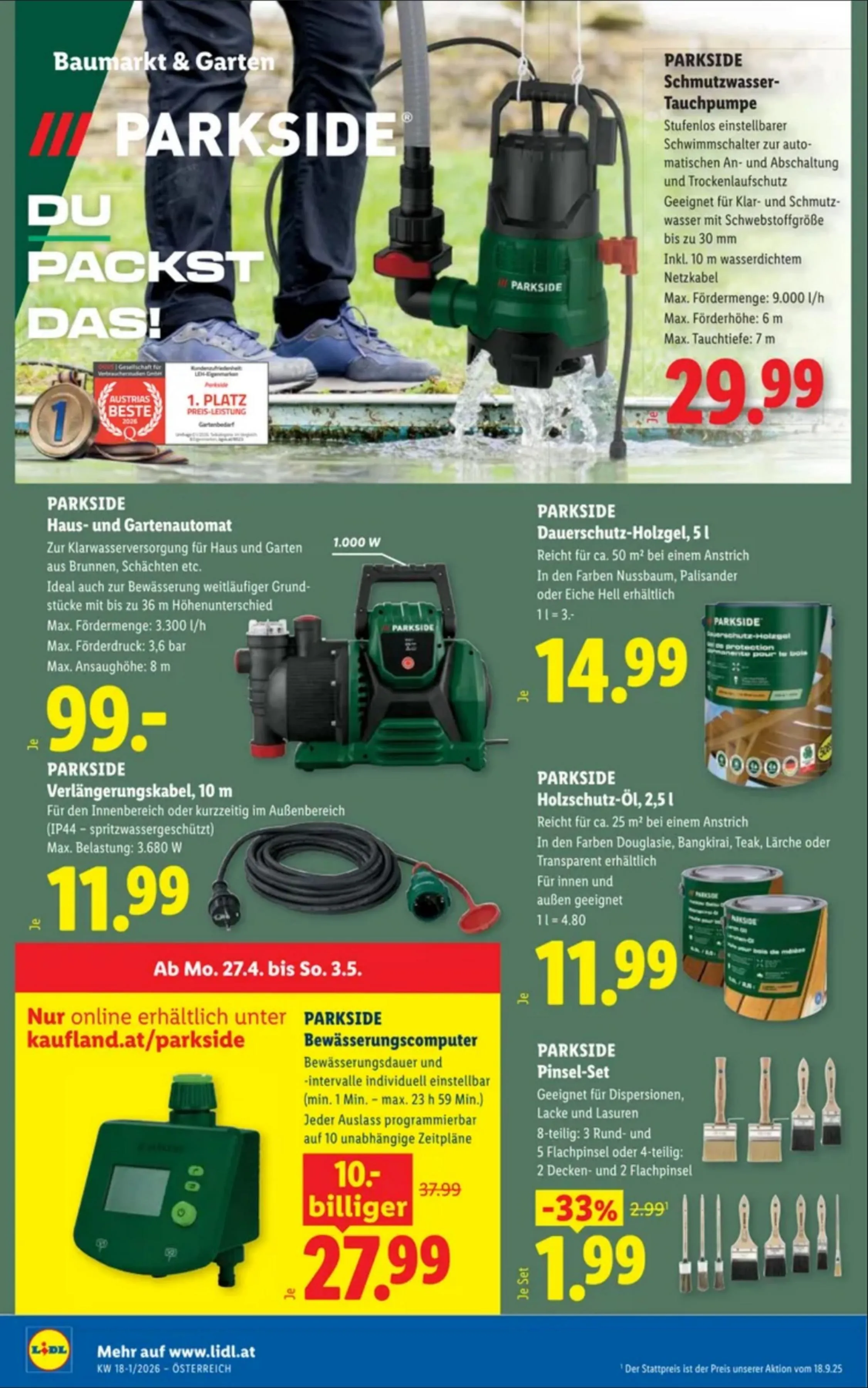 Lidl akciós újság Ausztria 04.23–04.29 – 37. oldal