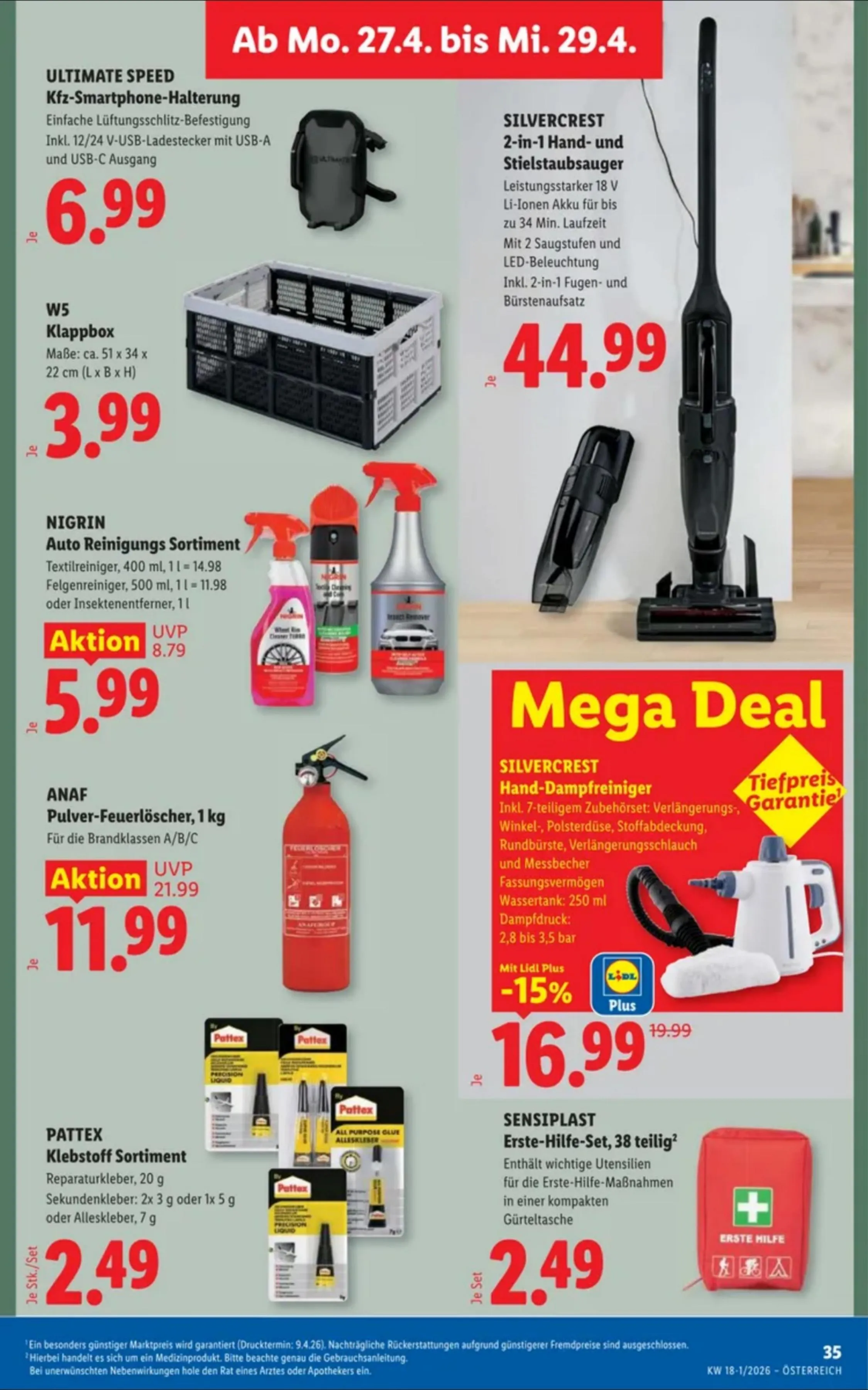 Lidl akciós újság Ausztria 04.23–04.29 – 40. oldal
