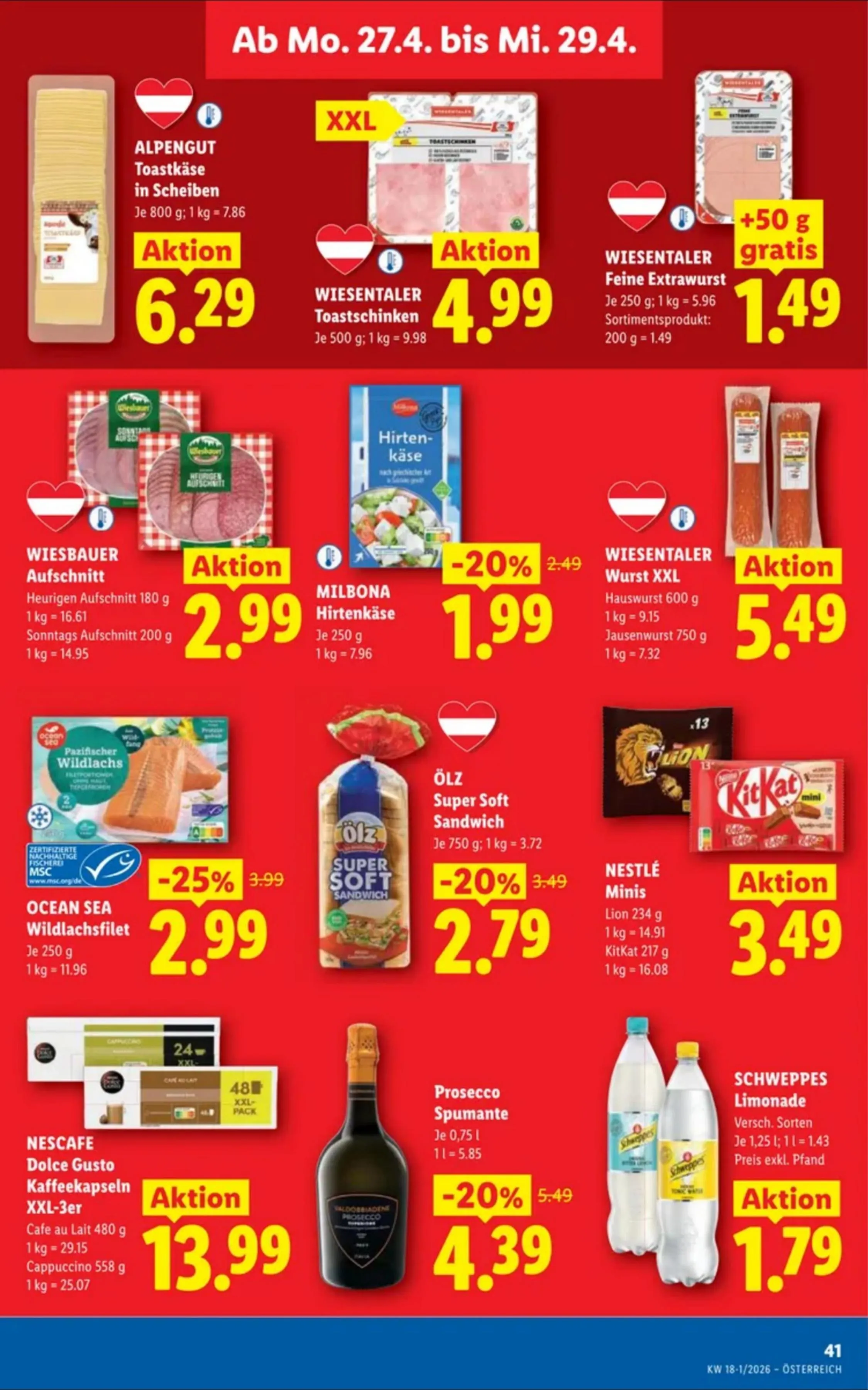 Lidl akciós újság Ausztria 04.23–04.29 – 46. oldal