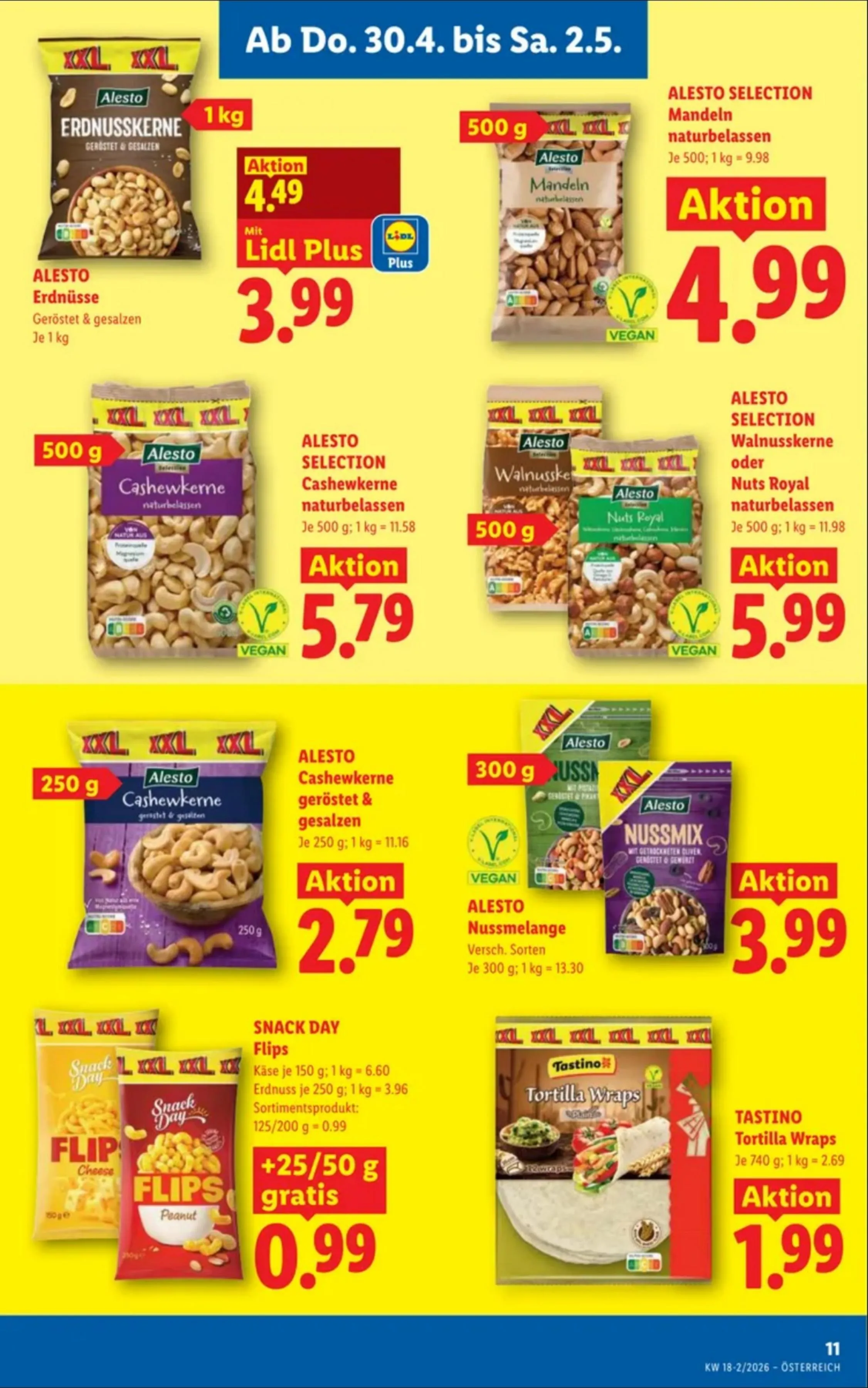 Lidl akciós újság Ausztria 04.30–05.06 – 15. oldal