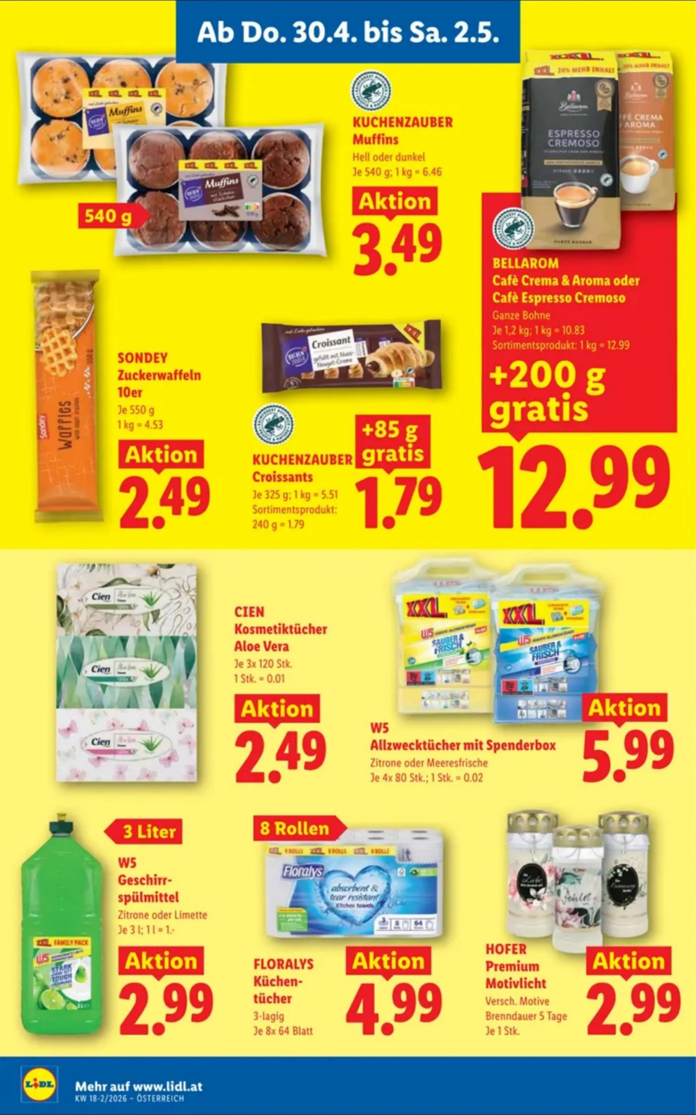 Lidl akciós újság Ausztria 04.30–05.06 – 16. oldal