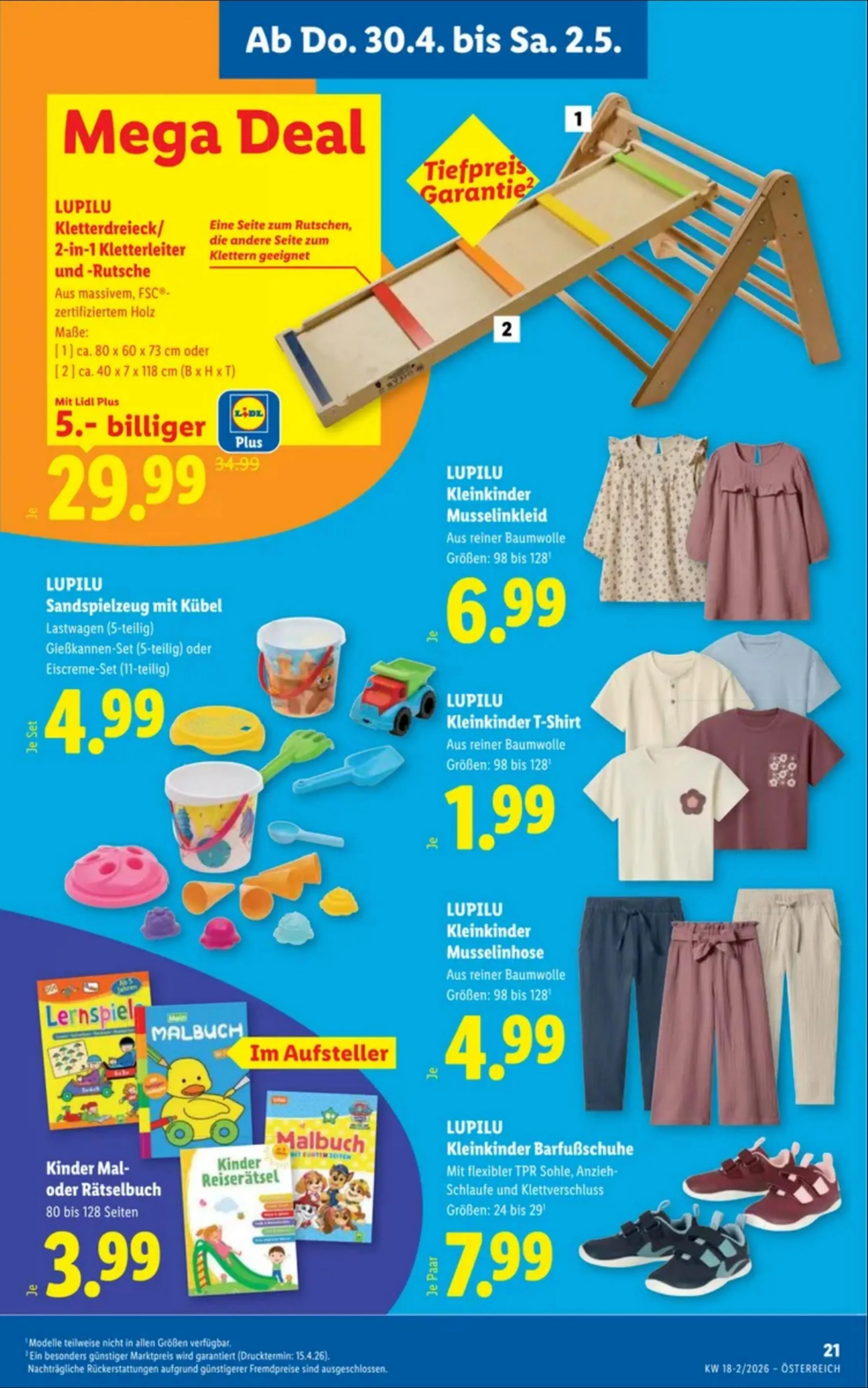 Lidl akciós újság Ausztria 04.30–05.06 – 25. oldal