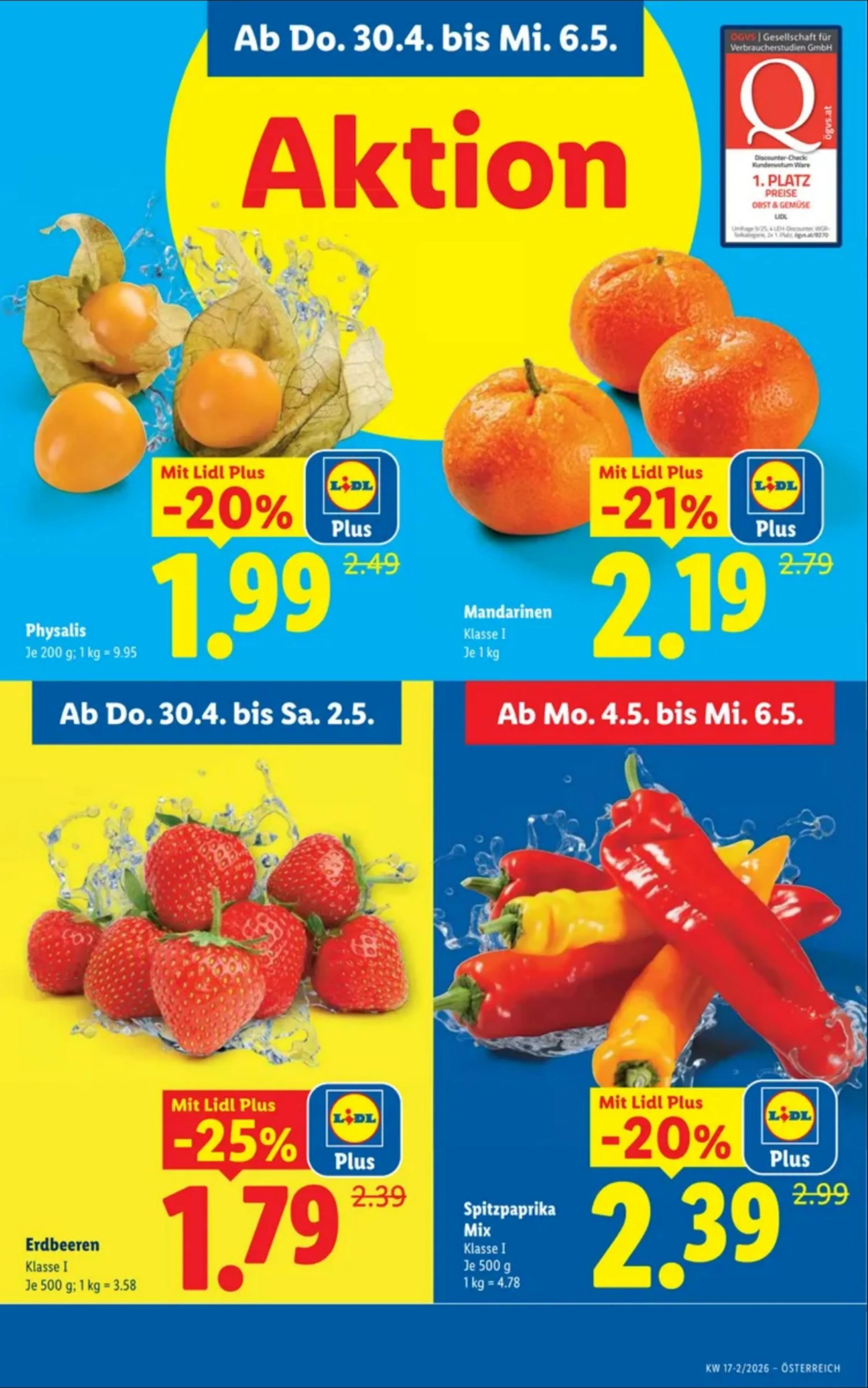 Lidl akciós újság Ausztria 04.30–05.06 – 3. oldal