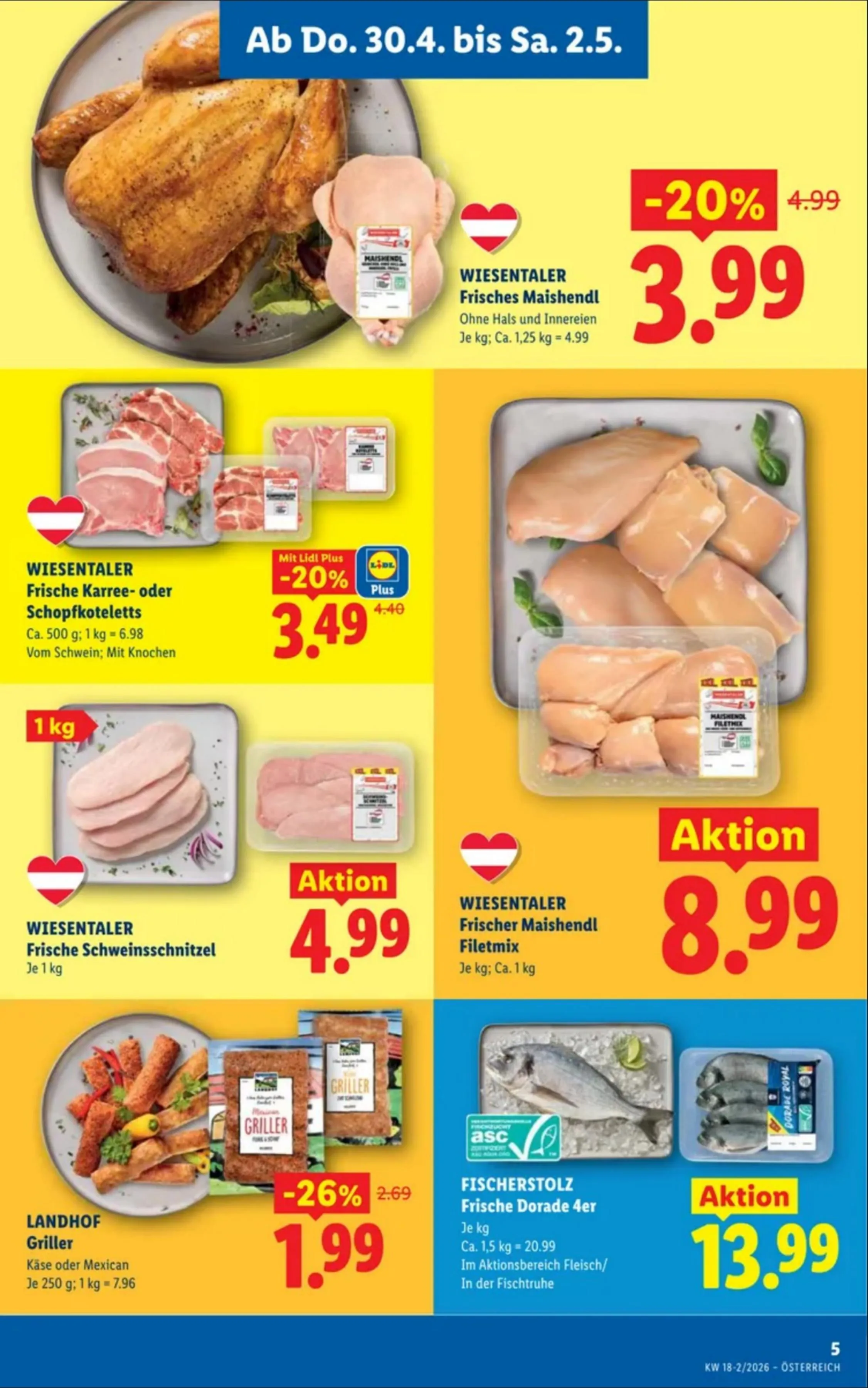 Lidl akciós újság Ausztria 04.30–05.06 – 9. oldal