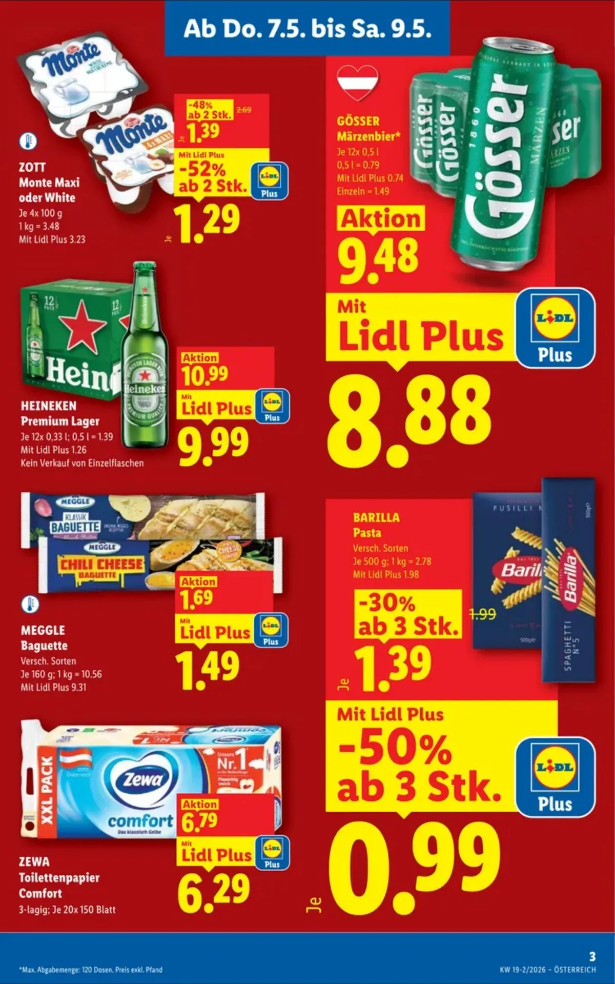 Lidl akciós újság Ausztria 05.07–05.13 – 3. oldal