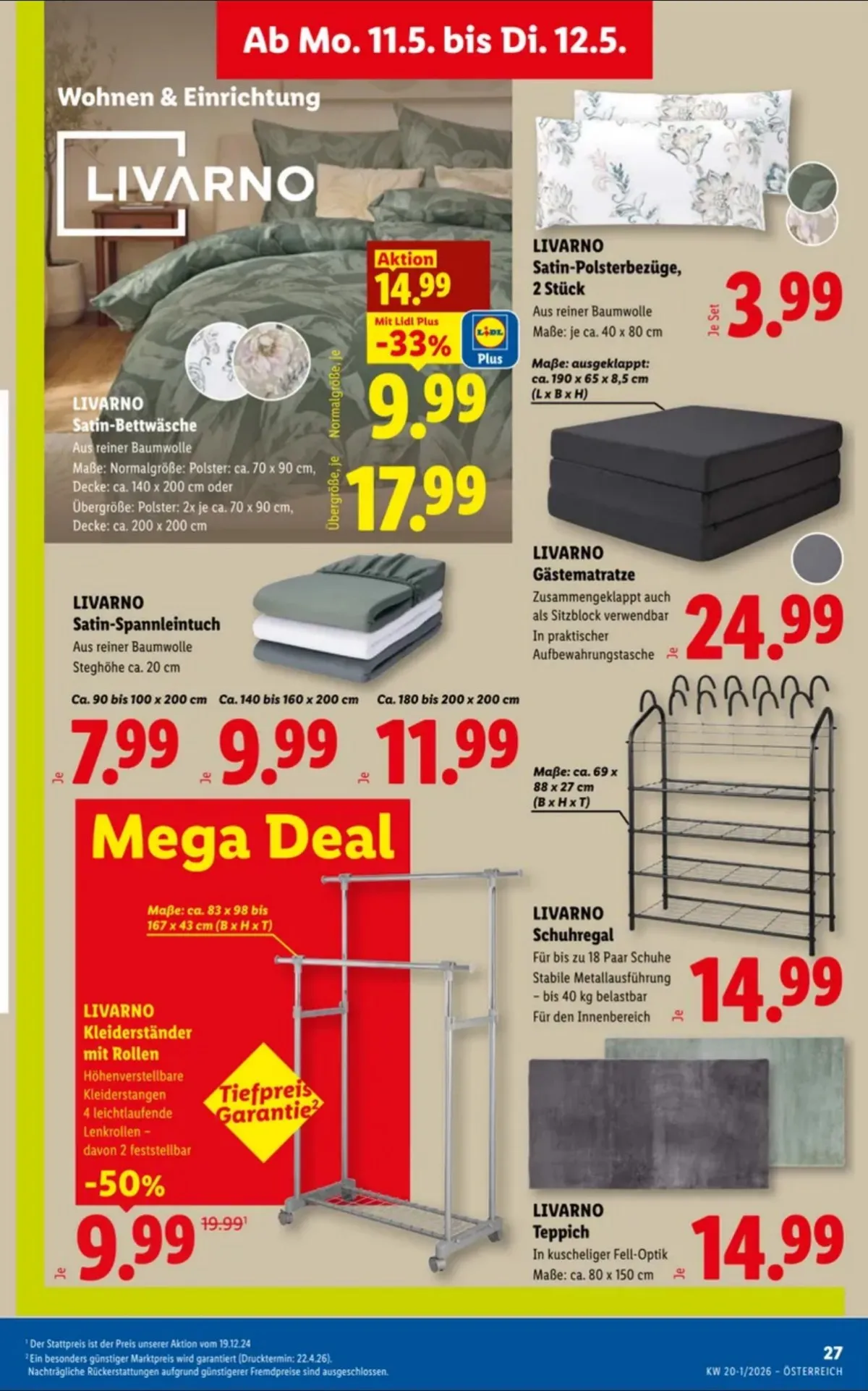 Lidl akciós újság Ausztria 05.07–05.13 – 32. oldal