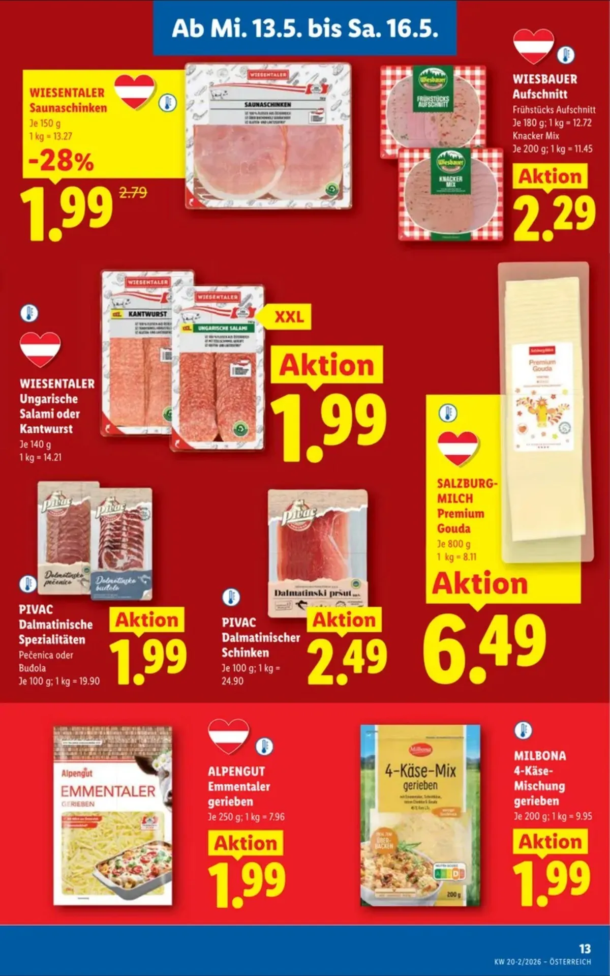 Lidl akciós újság Ausztria 05.13–05.20 – 17. oldal