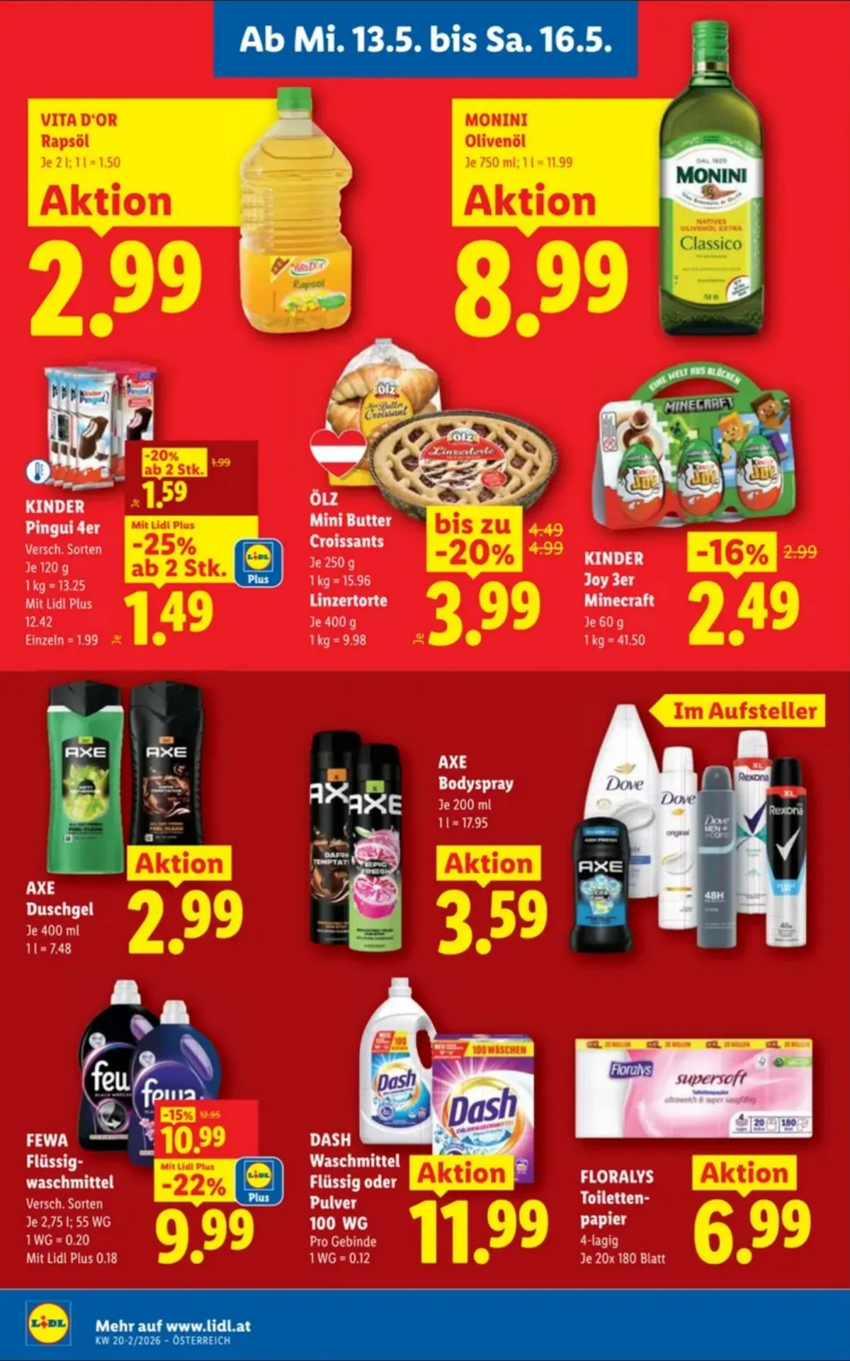 Lidl akciós újság Ausztria 05.13–05.20 – 20. oldal