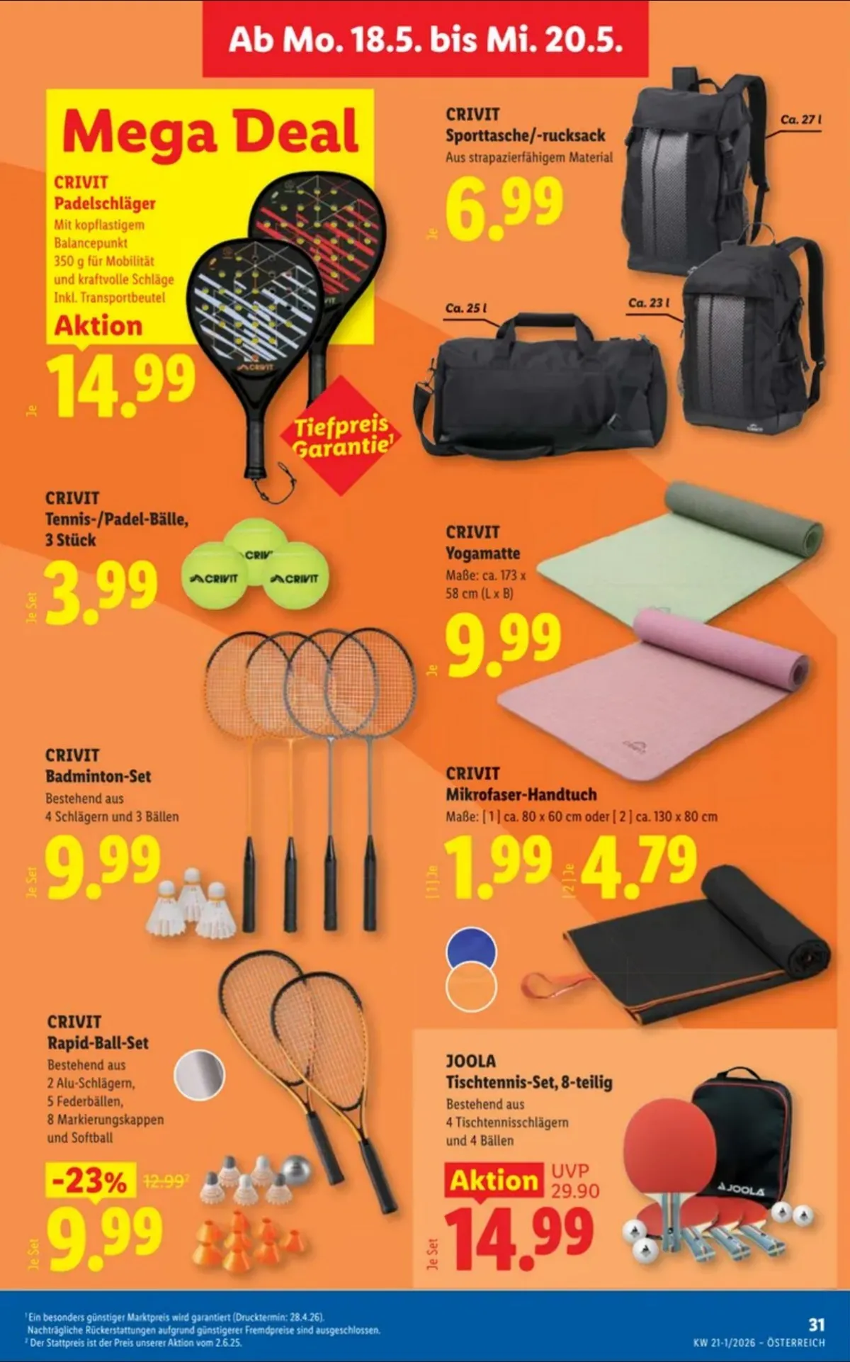 Lidl akciós újság Ausztria 05.13–05.20 – 36. oldal