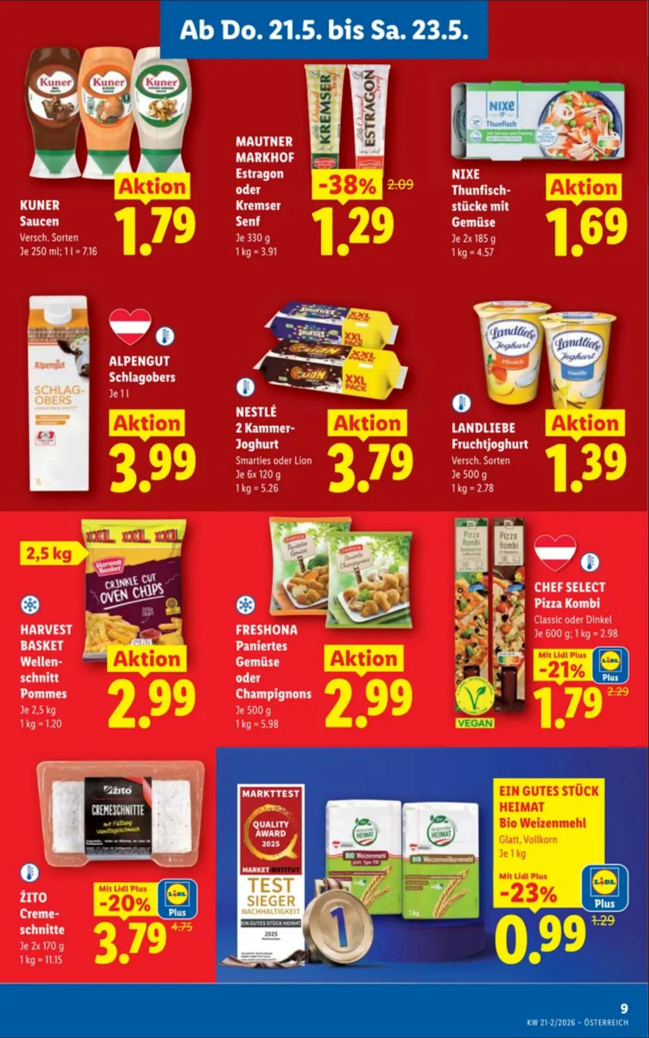 Lidl akciós újság Ausztria 05.21–05.27 – 11. oldal