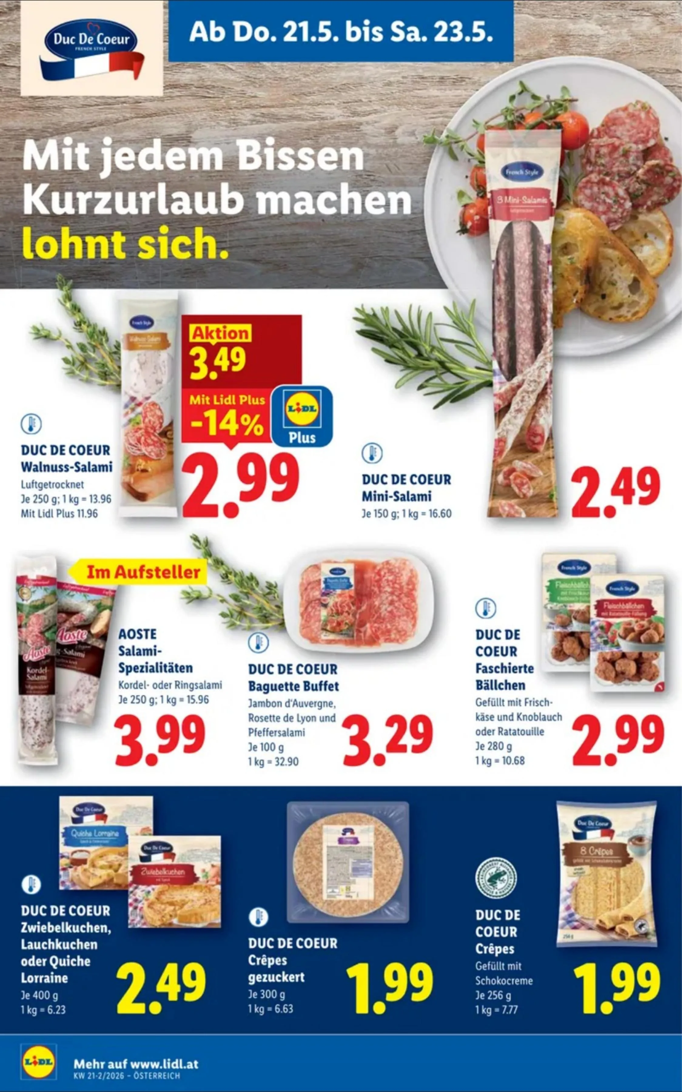 Lidl akciós újság Ausztria 05.21–05.27 – 14. oldal