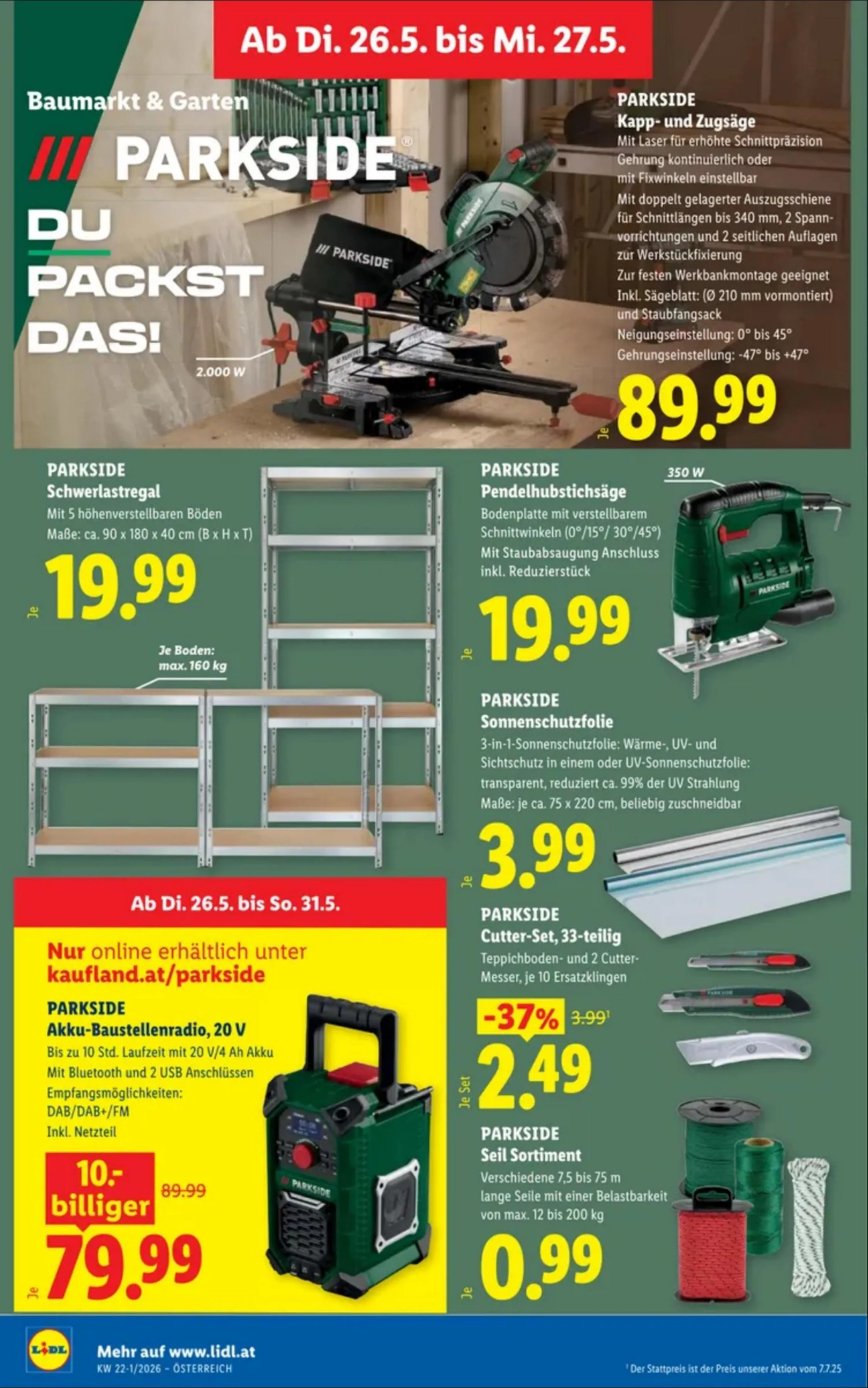 Lidl akciós újság Ausztria 05.21–05.27 – 31. oldal