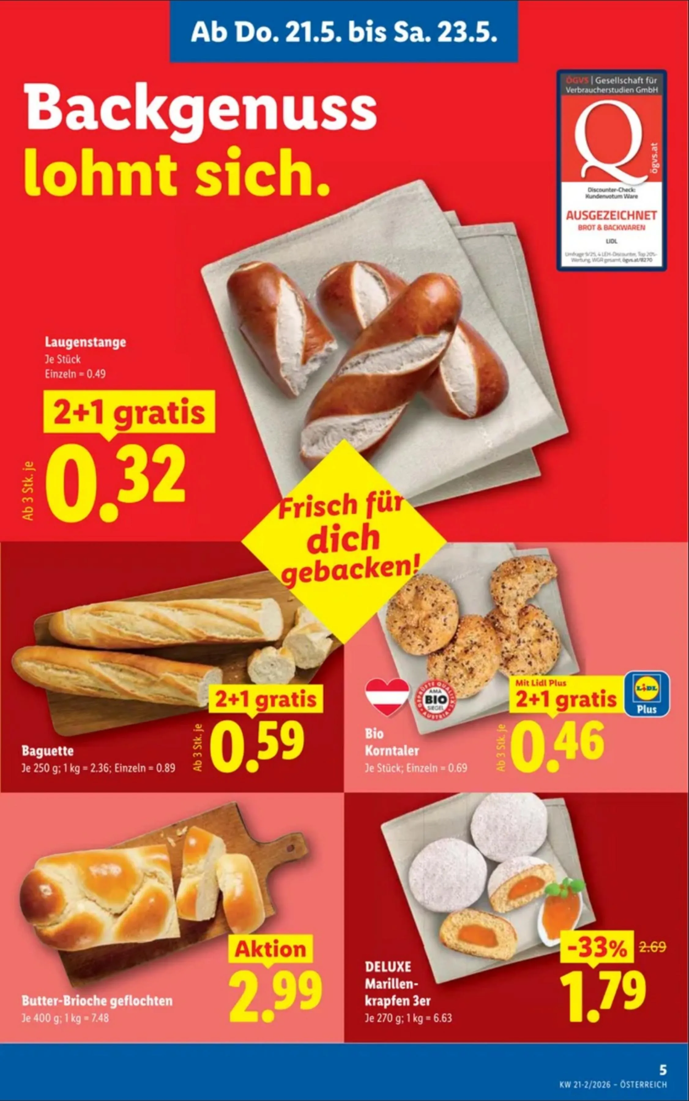 Lidl akciós újság Ausztria 05.21–05.27 – 7. oldal