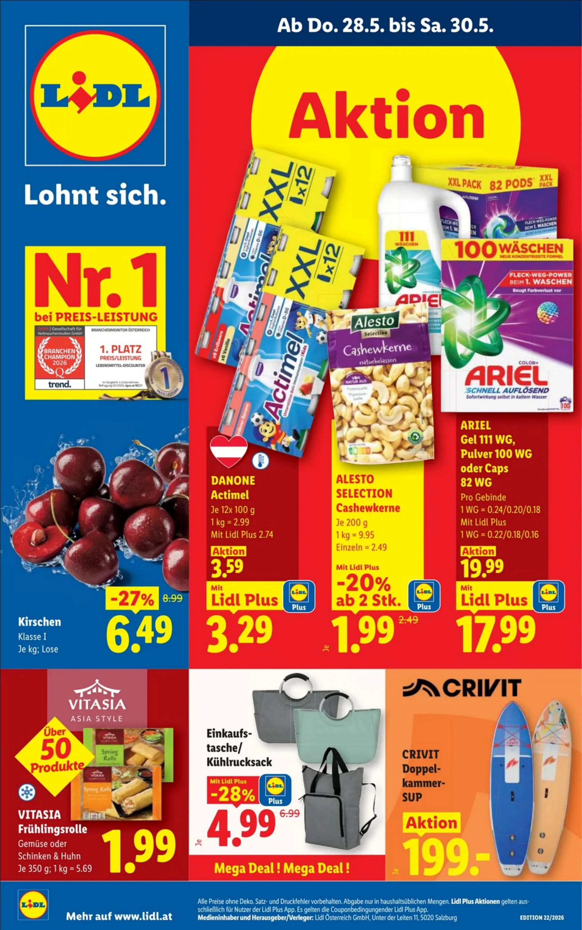Lidl akciós újság Ausztria 05.28–06.02